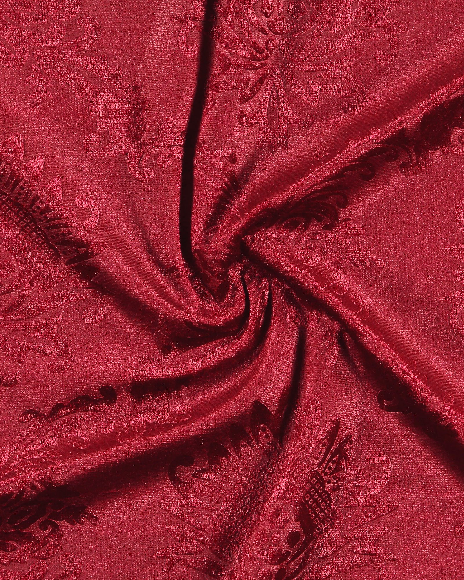 Embossed velvet red w wallpaper look 250376_pack