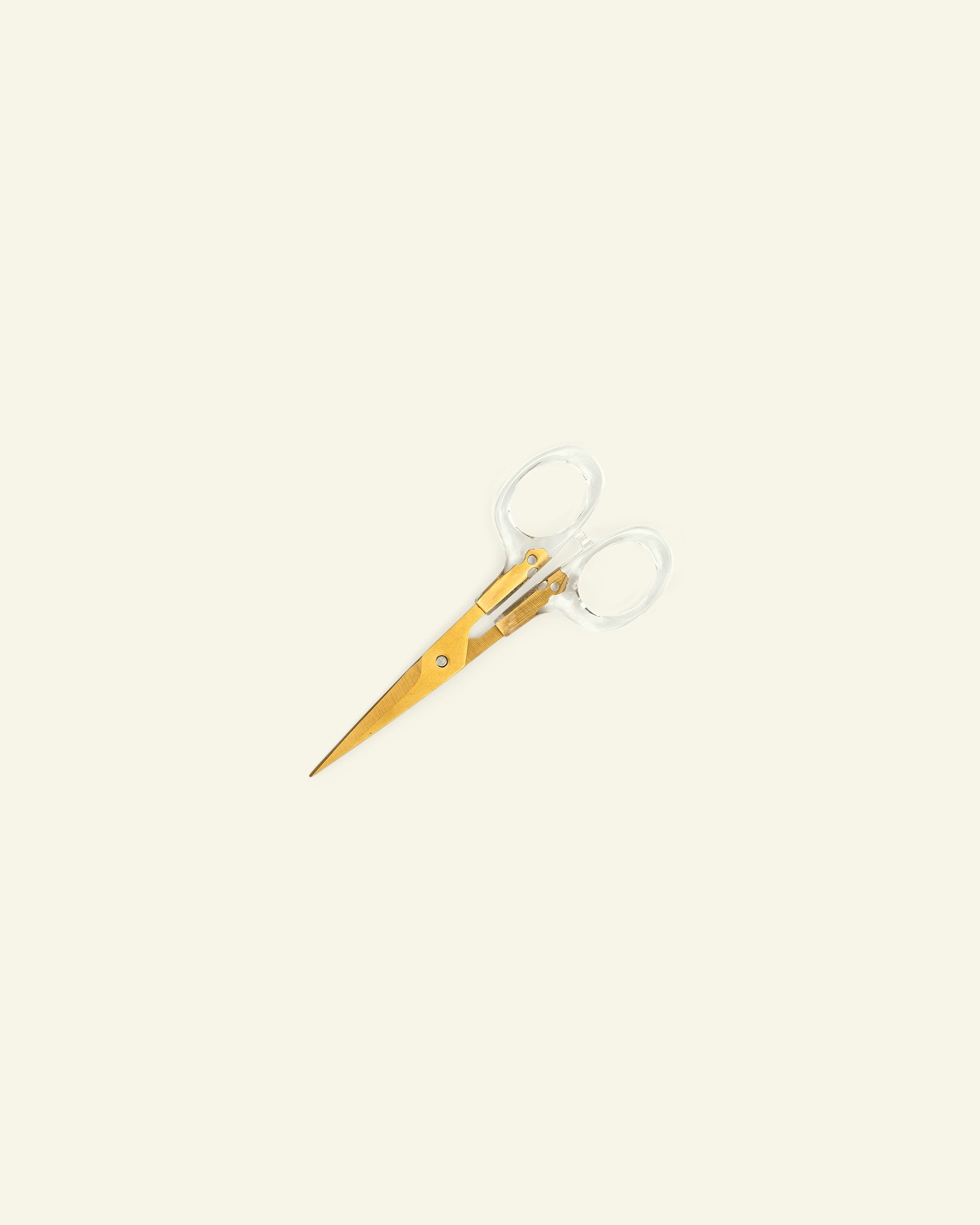 Embroid. scissors 12cm gold/transpar. 1p 42007_pack