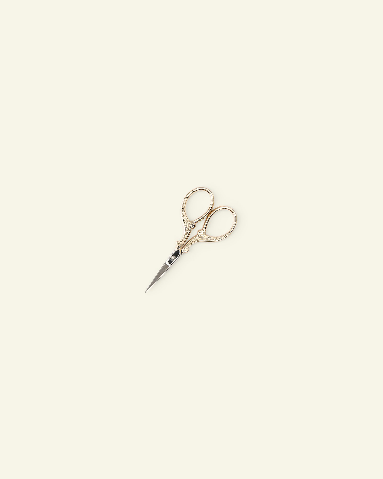 Embroidery scissor 9cm gold 1pc 42029_pack