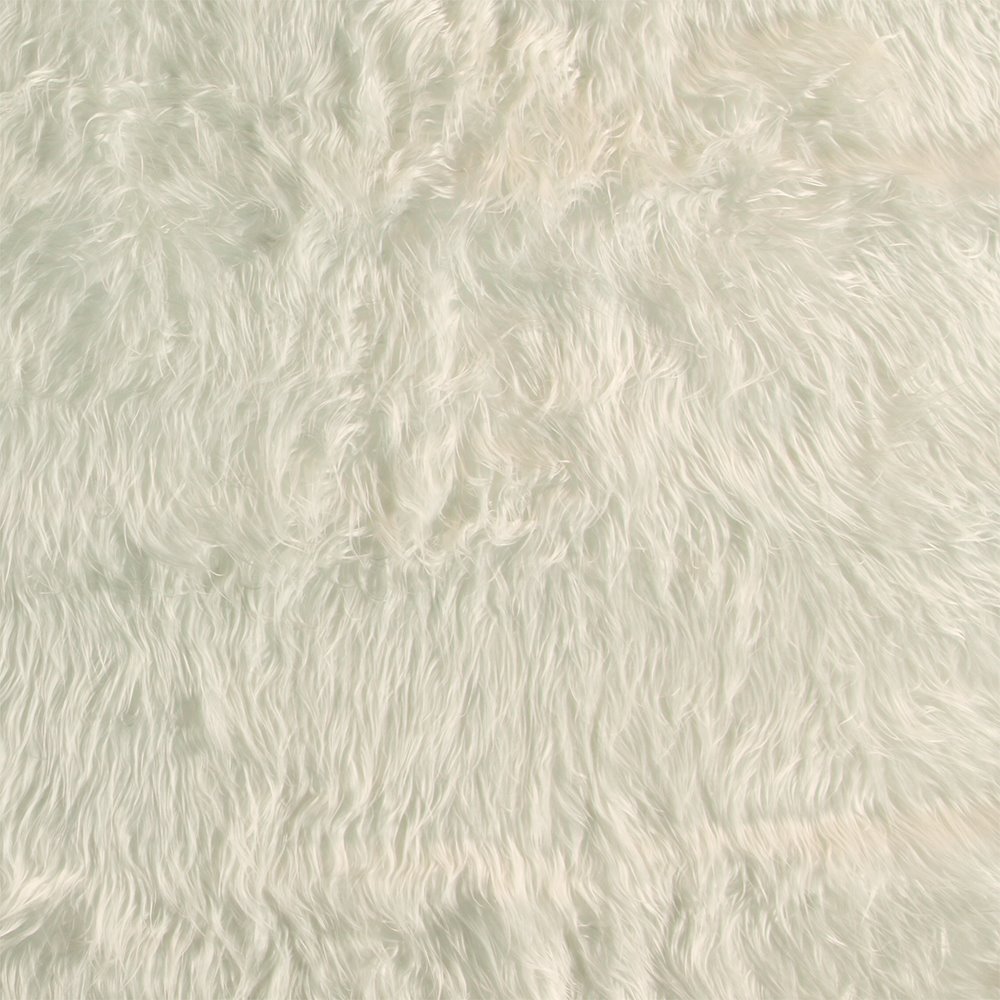Fake long haired fur white 50mm 910071_pack_sp