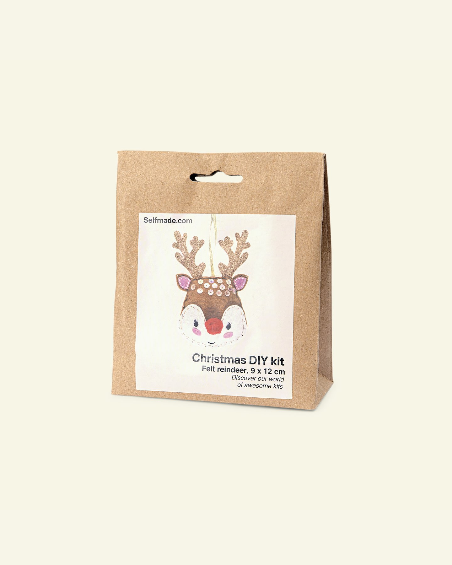 Felt kit DIY reindeer 9*12cm 73793_pack