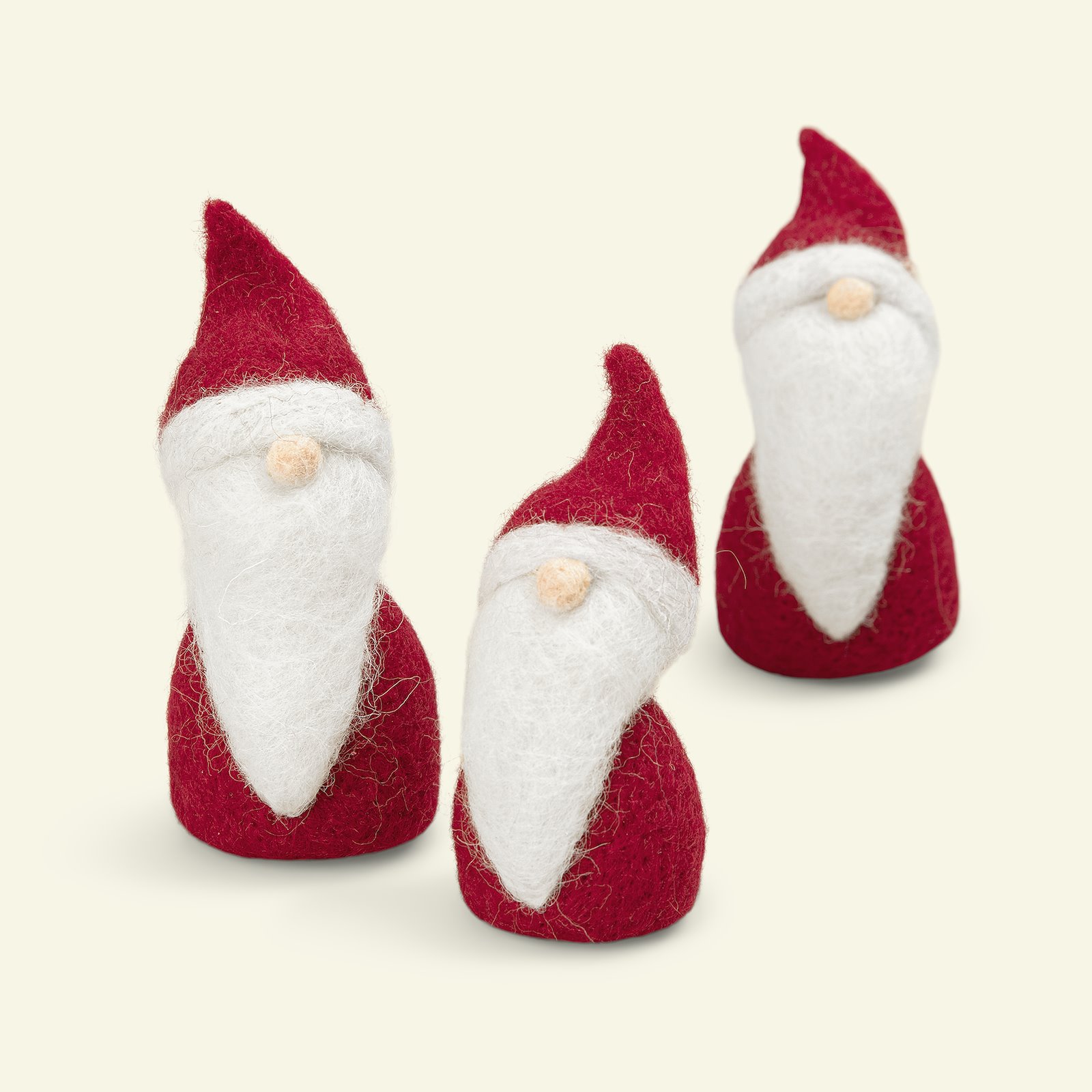 Filz-Kit Weihnachtsmann Rot/Weiß 3Stk 93579_pack