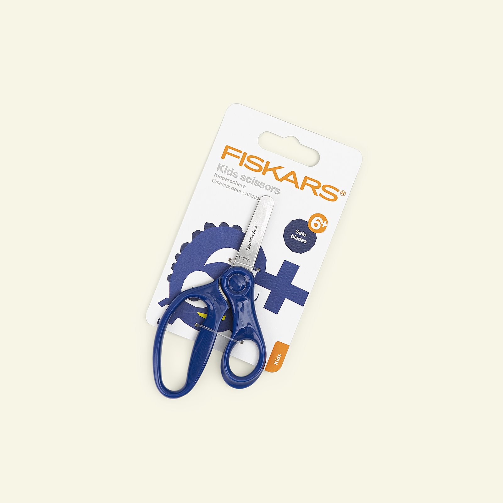Fiskars Kids Scissors 13cm Blue 6+ 42034_pack_b
