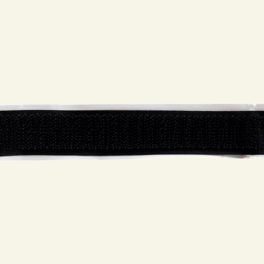 Billede af Flexbånd hook selvklæbende 20mm sort 25m