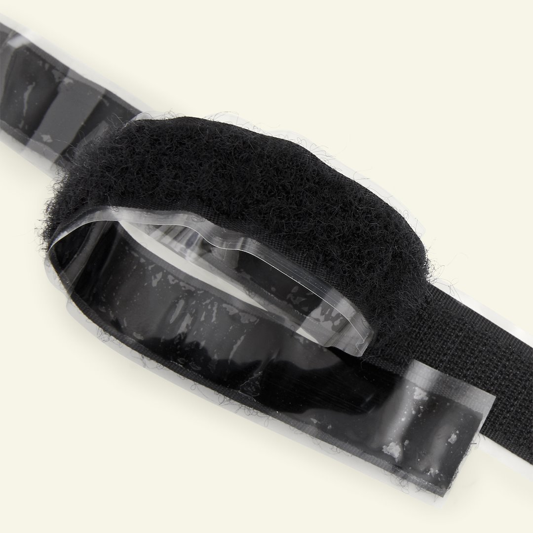 Billede af Flexbånd selvklæbende 20mm sort 50cm