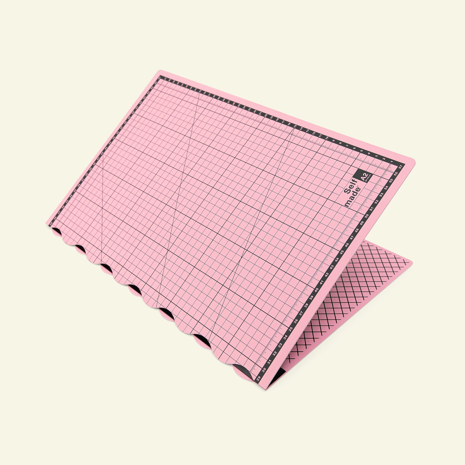 Foldbar skjæreplate A2 60x45cm rosa 1stk 40922_pack_b