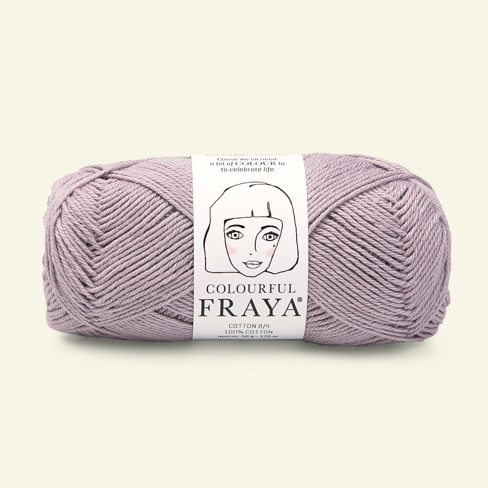 FRAYA, 100% Baumwolle, Cotton 8/4, "Colourful",  Helllila 90060078_pack