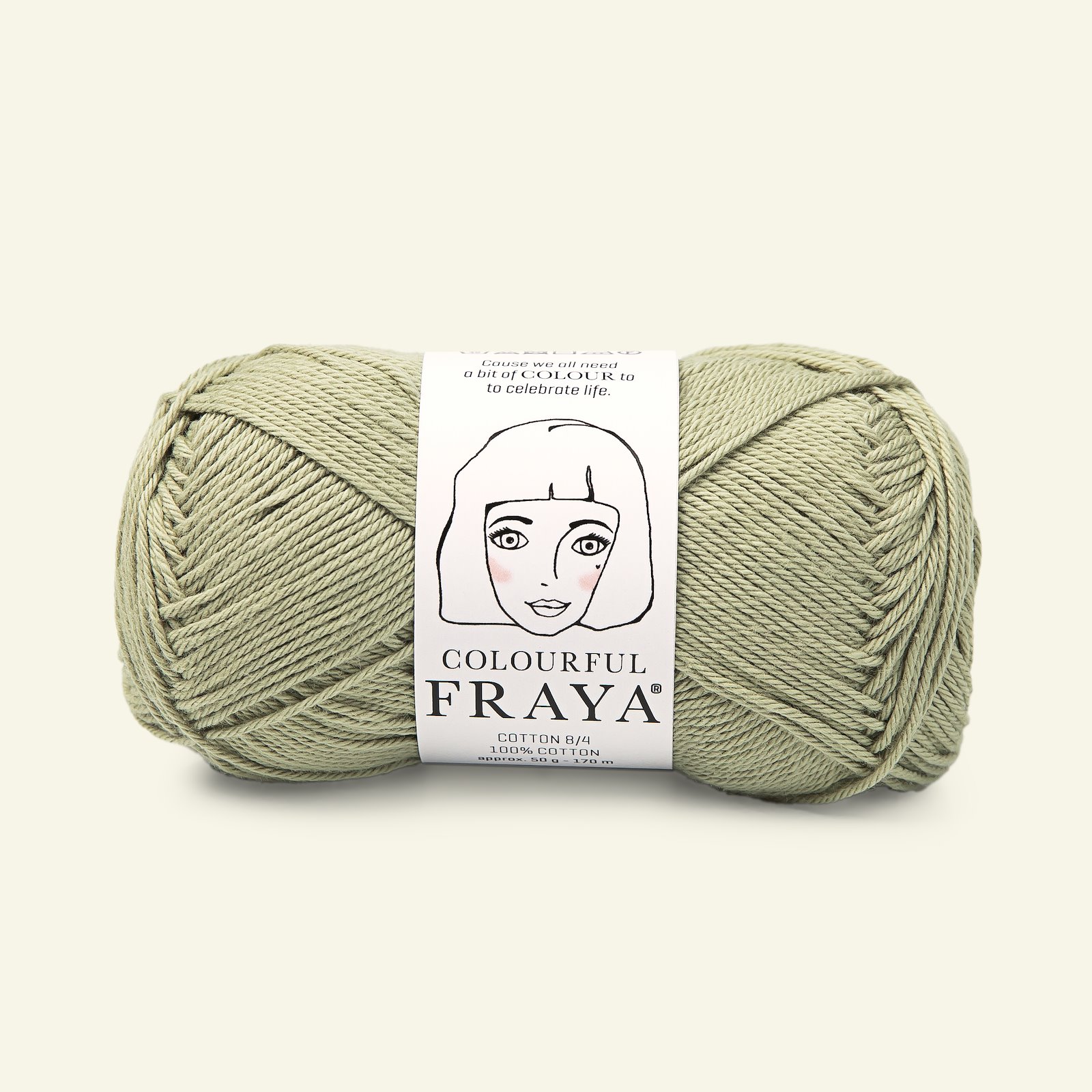 FRAYA, 100% Baumwolle, Cotton 8/4, "Colourful",  Pistazie 90060074_pack