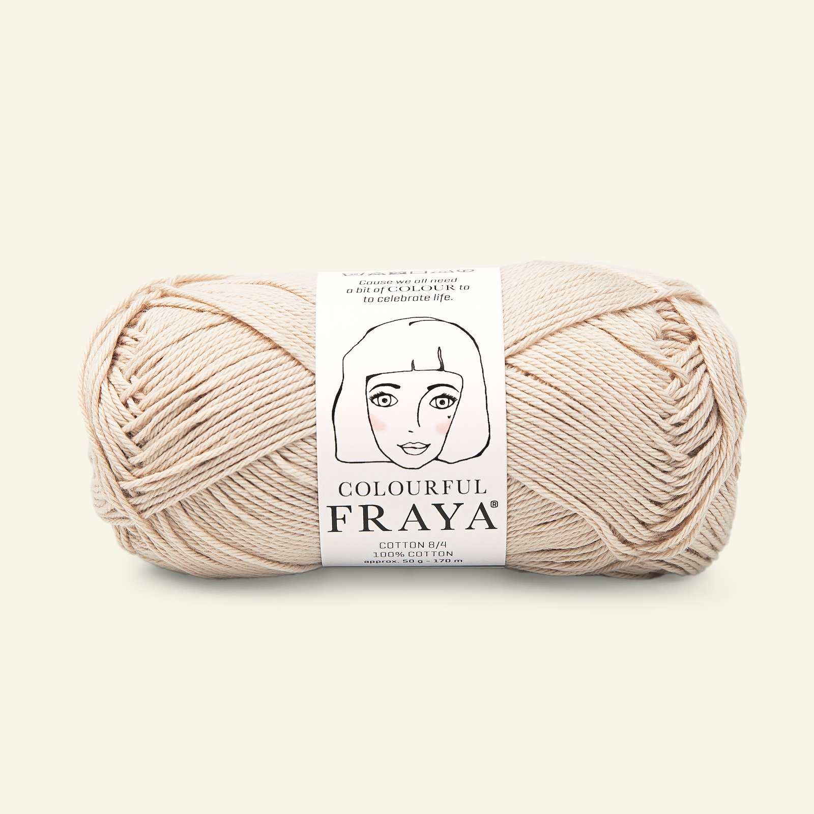 FRAYA, 100% Baumwolle, Cotton 8/4, "Colourful",  Puder 90060072_pack