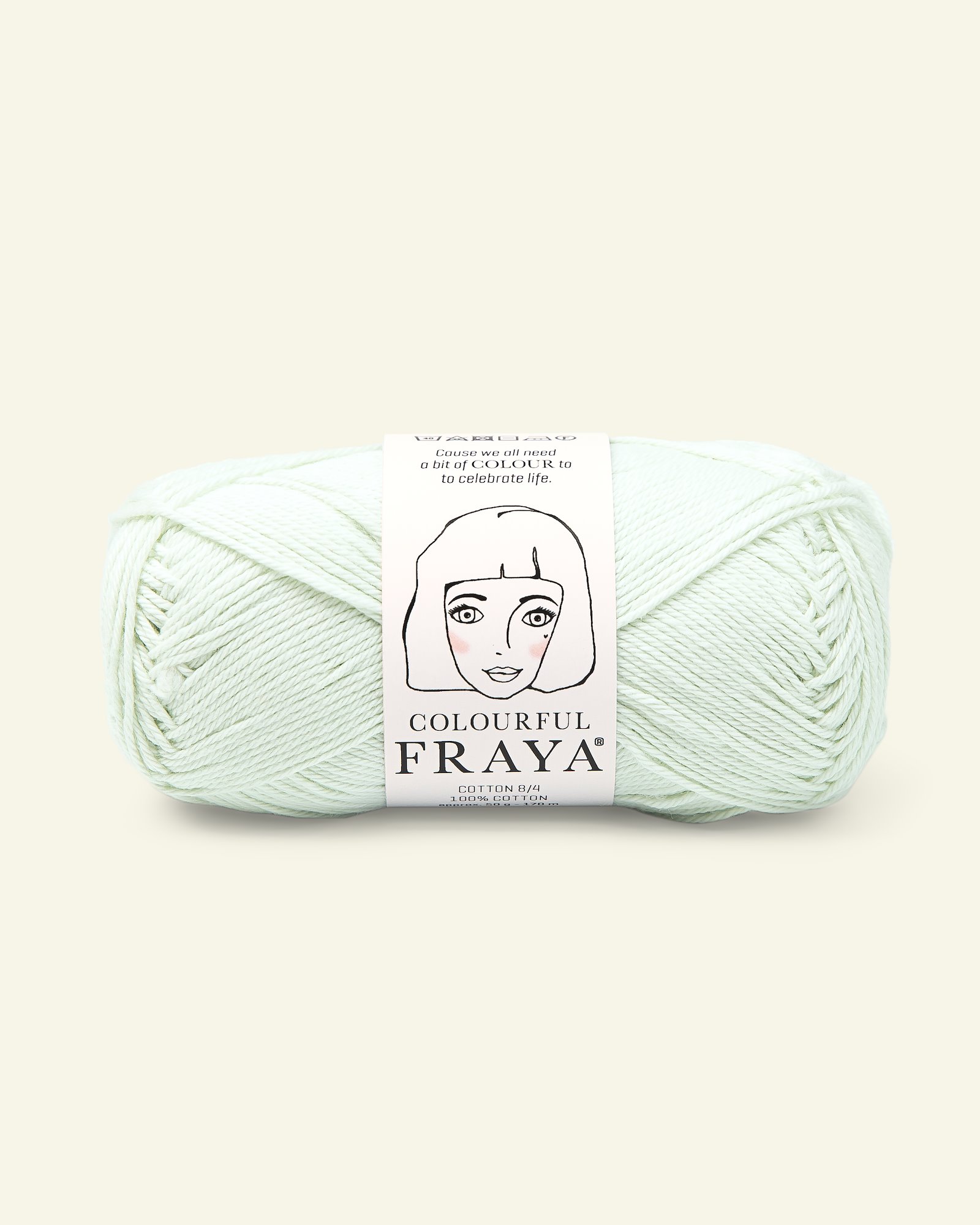 FRAYA, 100% Baumwolle, Cotton 8/4, "Colourful",  Zartgrün 90060086_pack