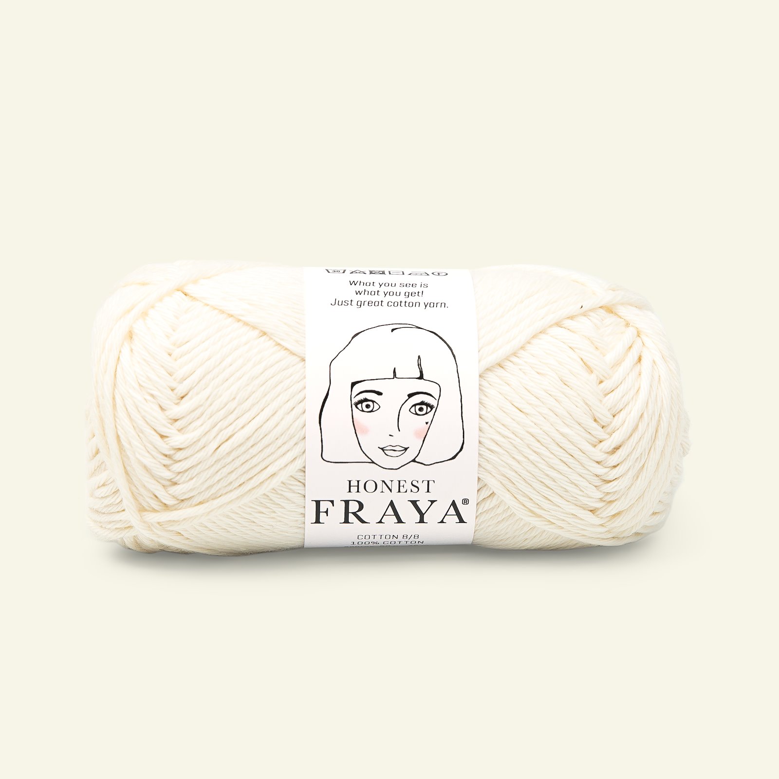FRAYA, 100% Baumwolle, Cotton 8/8, "Honest" Natur 90061002_pack