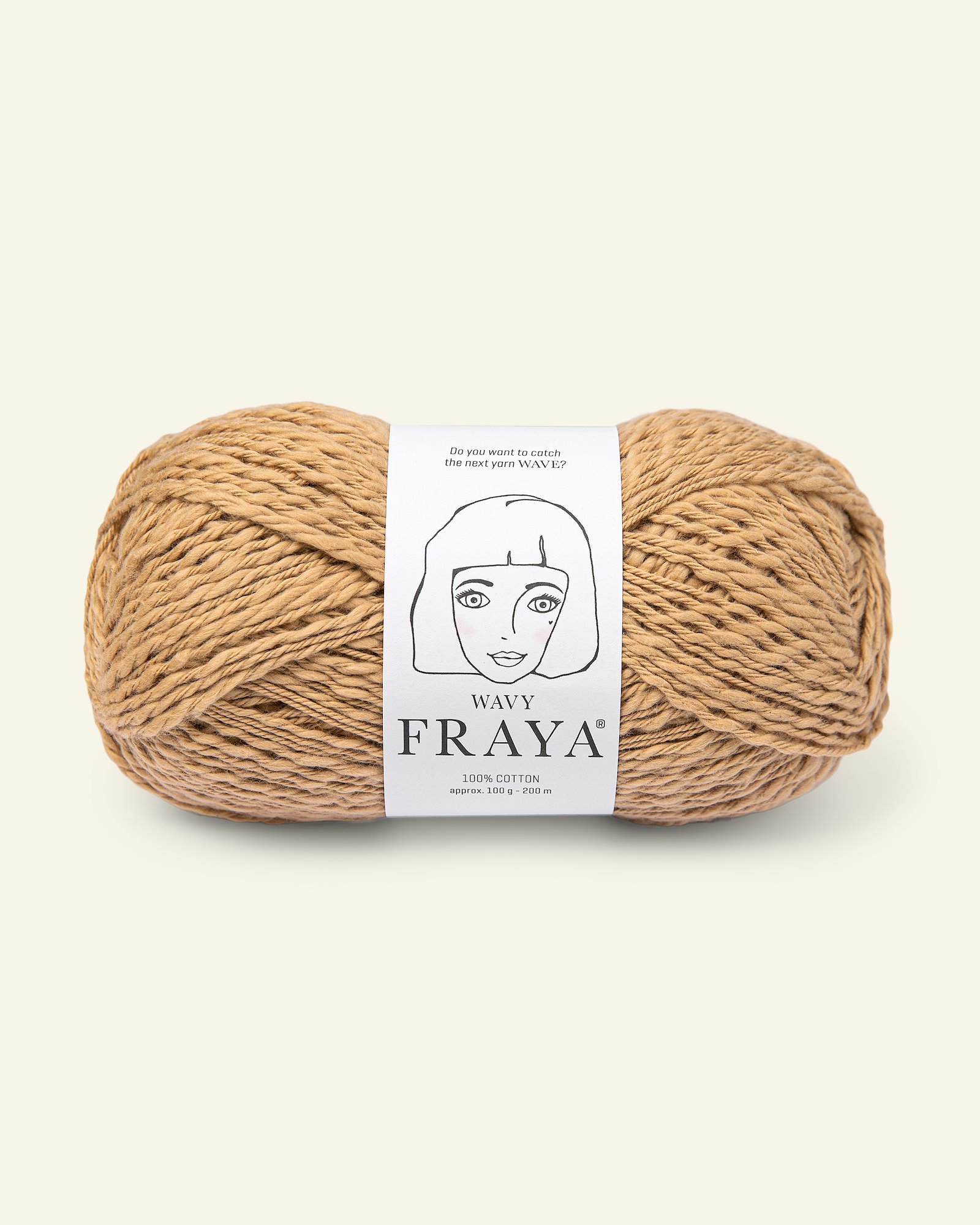FRAYA, 100% Baumwolle "Wavy", Camel 90000198_pack