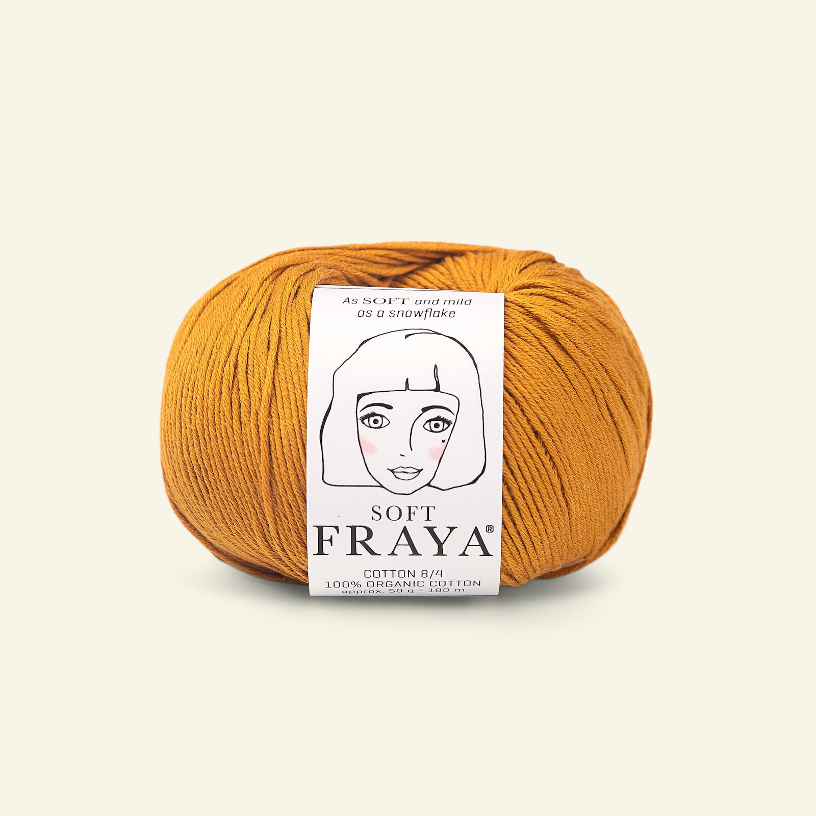 FRAYA, 100% Biowolle "Soft", Curry 90063535_pack