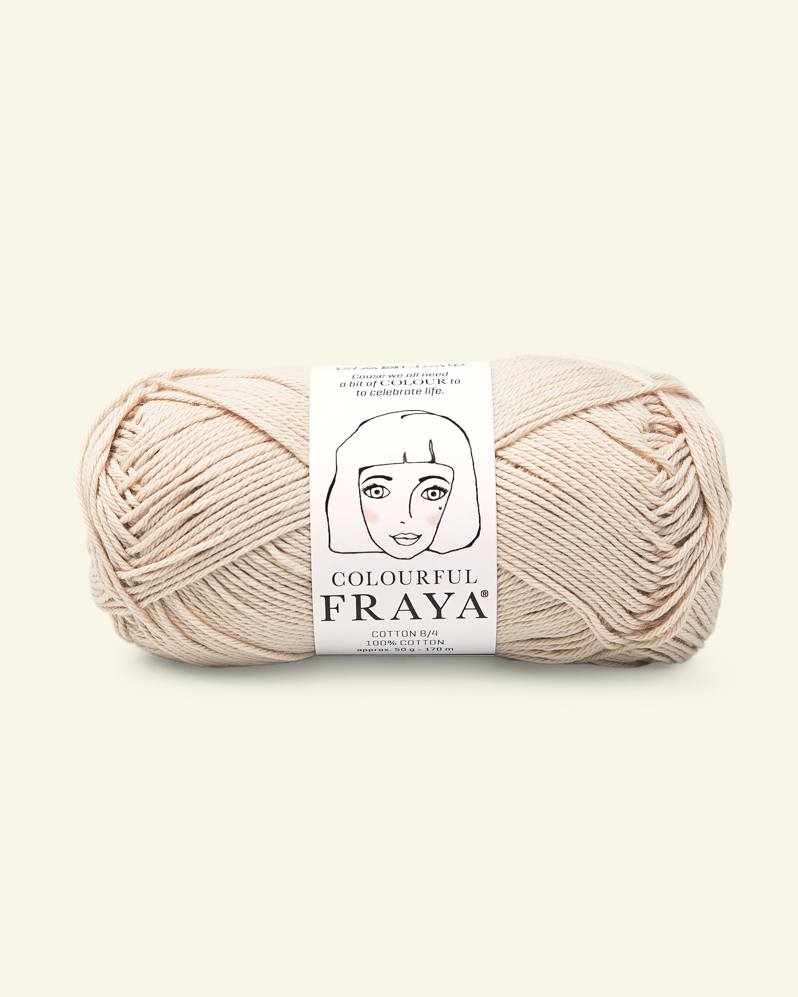FRAYA, 100% cotton 8/4  yarn  "Colourful", powder 90060072_pack