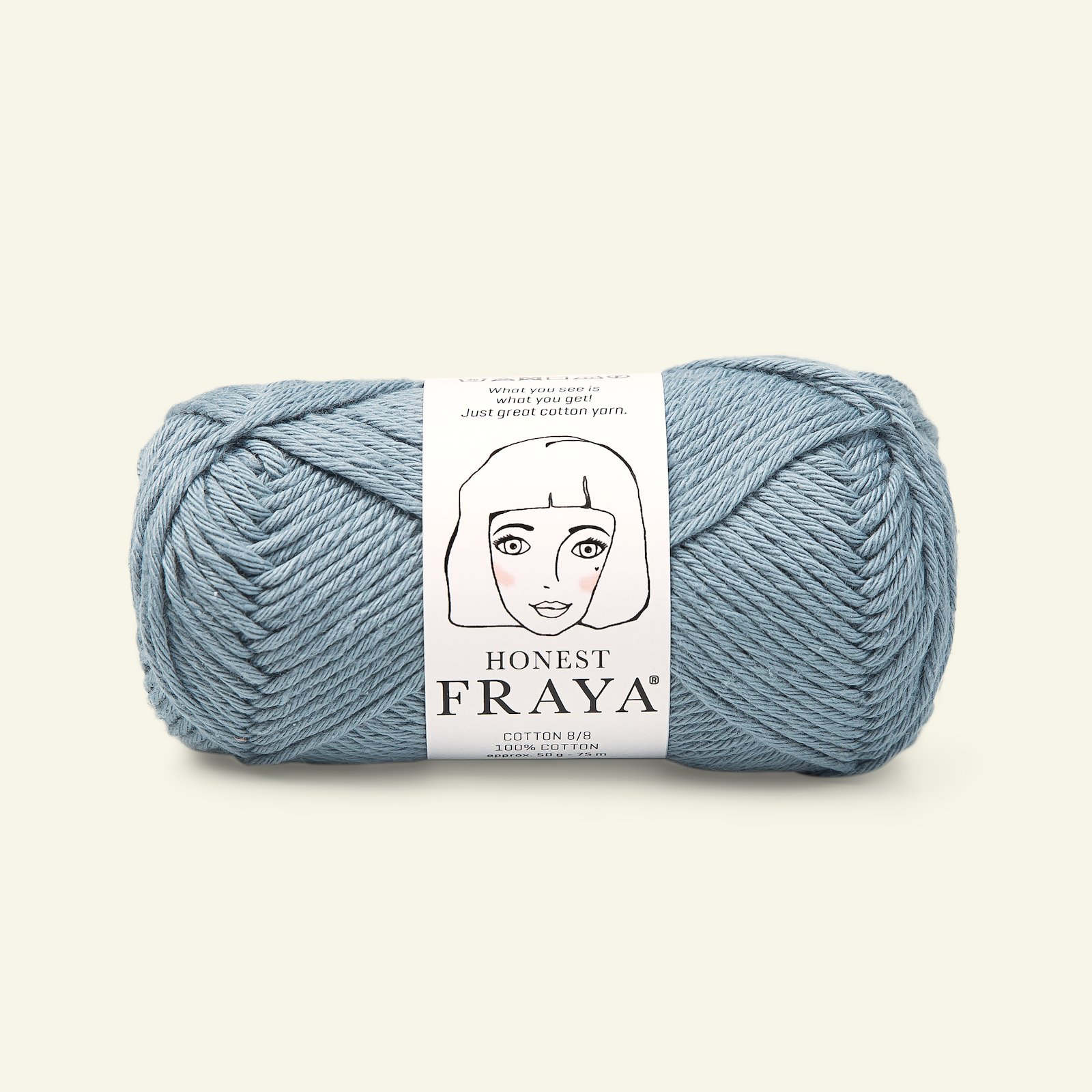 FRAYA, 100% cotton 8/8 yarn "Honest", light blue 90061021_pack