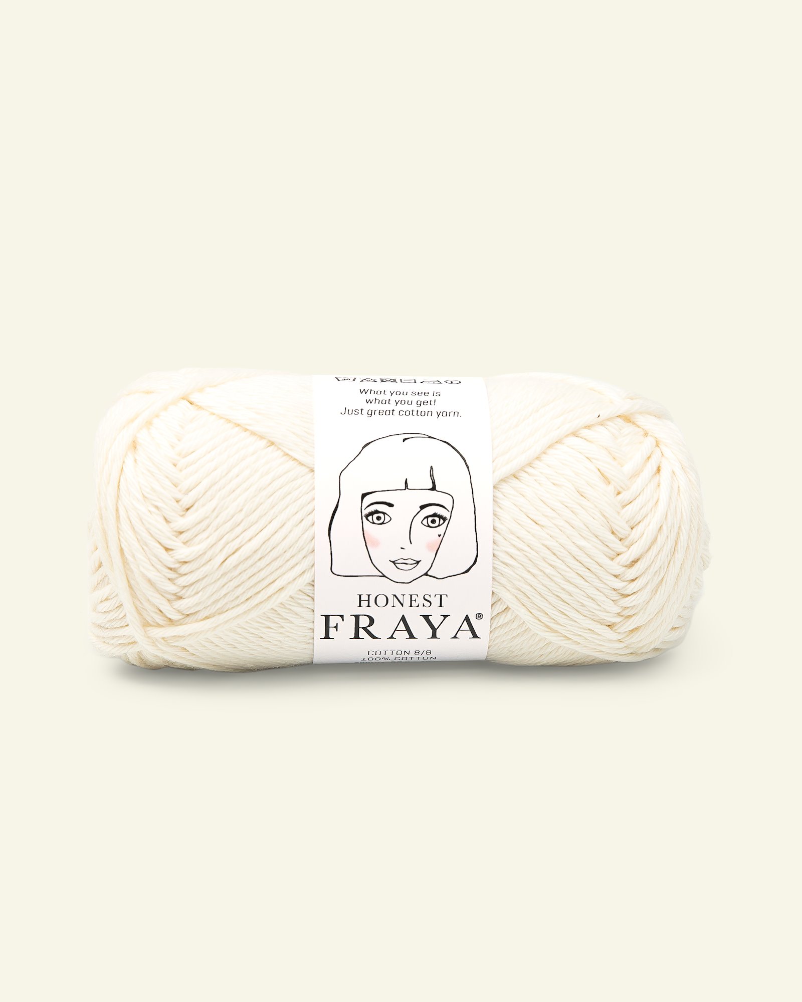 FRAYA, 100% cotton 8/8 yarn "Honest", nature 90061002_pack
