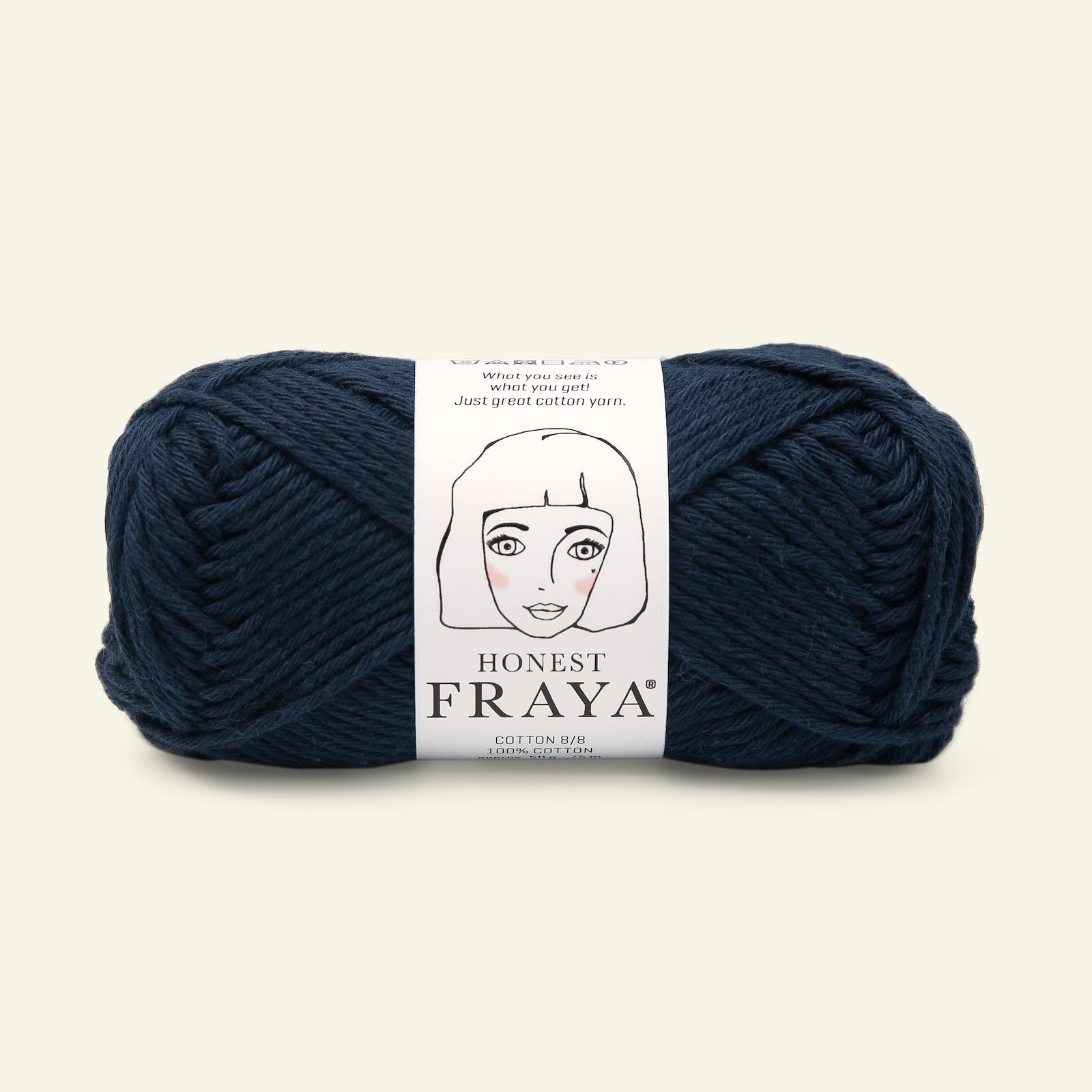 FRAYA, 100% cotton 8/8 yarn "Honest", navy 90061023_pack