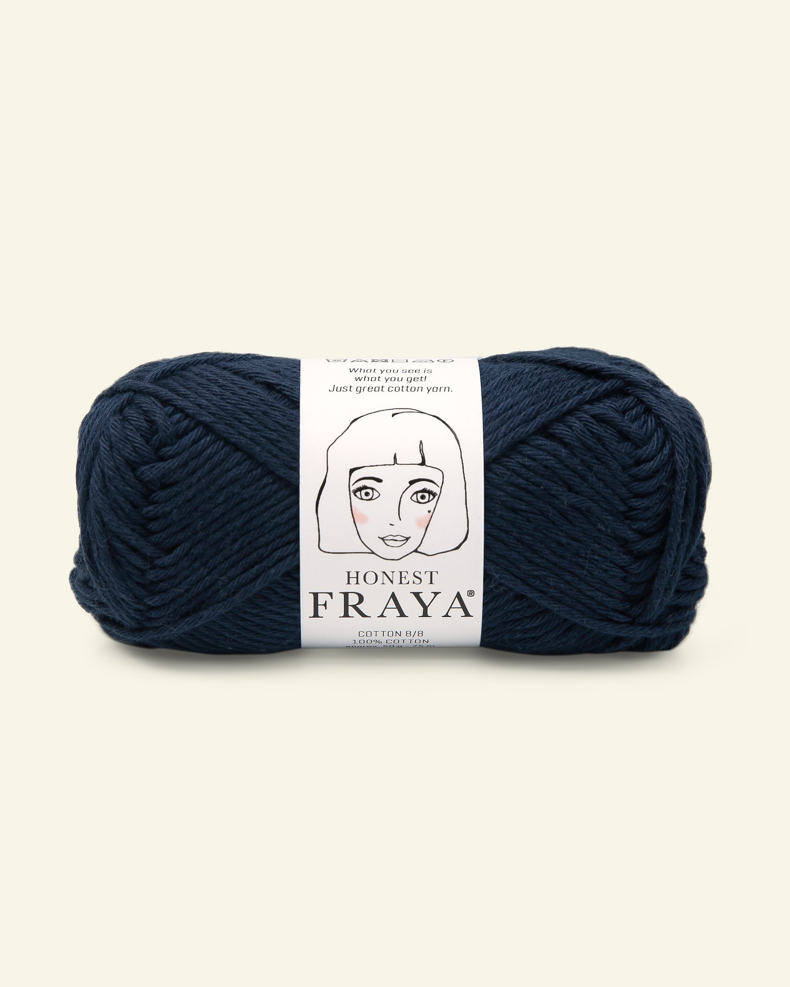 FRAYA, 100% cotton 8/8 yarn "Honest", navy 90061023_pack