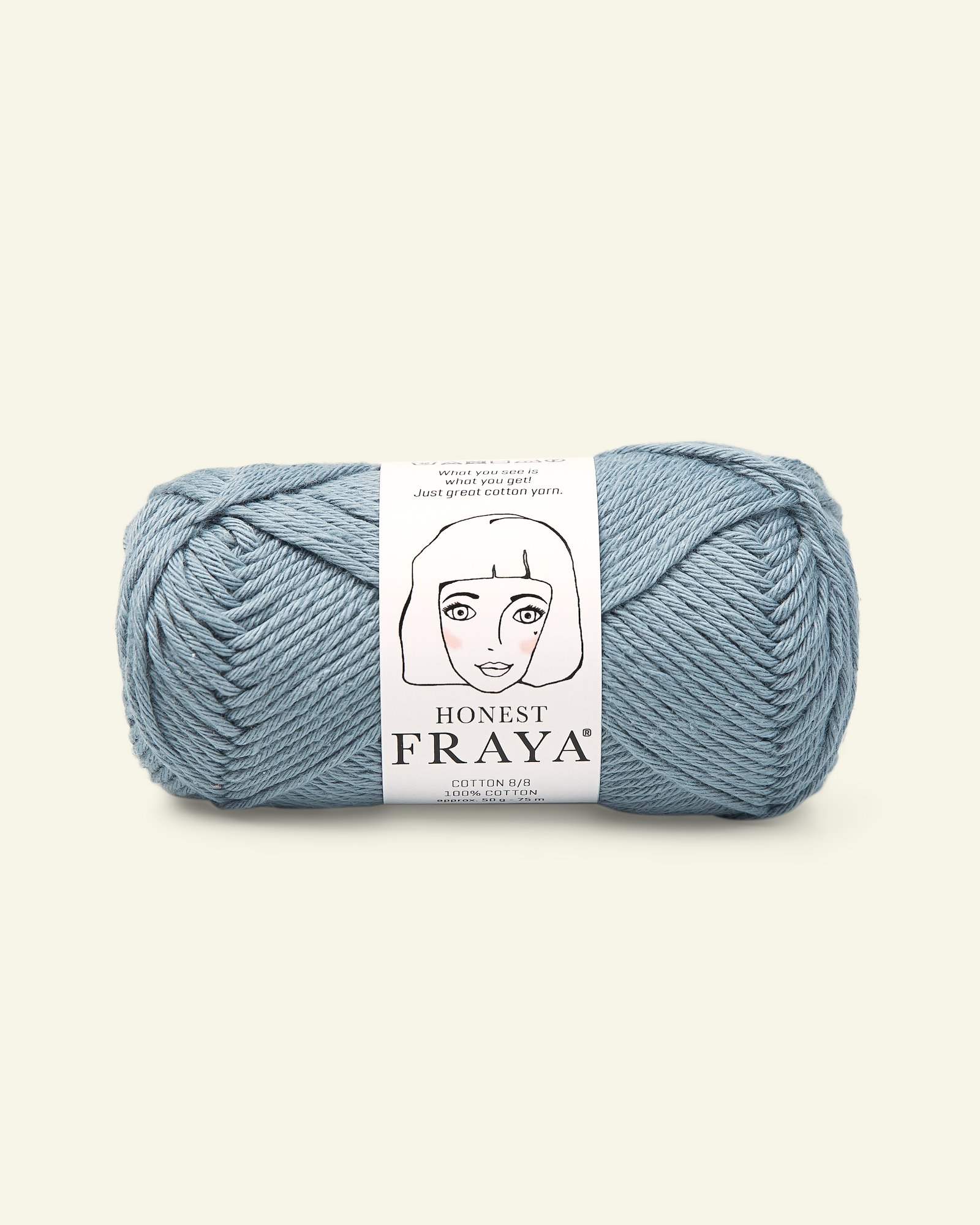 FRAYA, 100% cotton yarn "Honest", light blue 90061021_pack