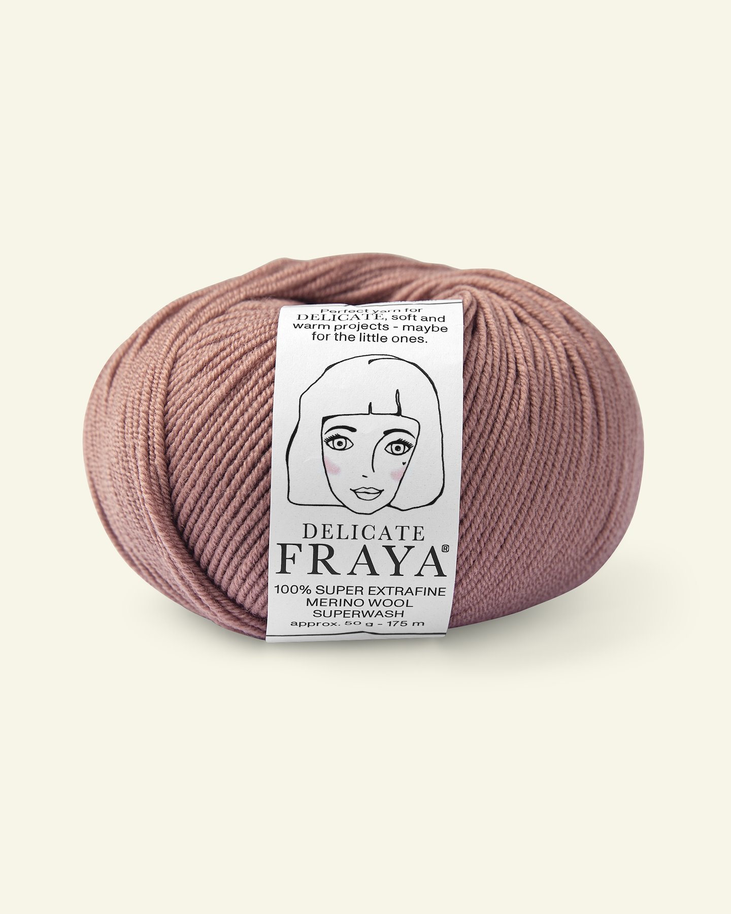 FRAYA, 100% merino yarn "Delicate", antique rose 90000510_pack