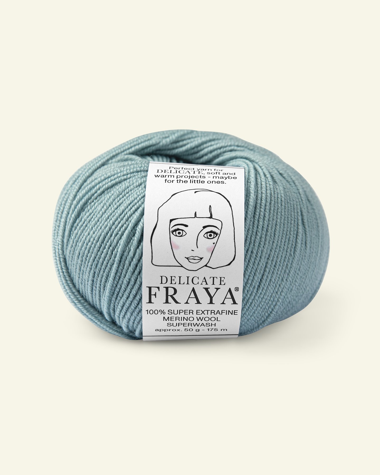 FRAYA, 100% merino yarn "Delicate", dusty light blue 90000514_pack