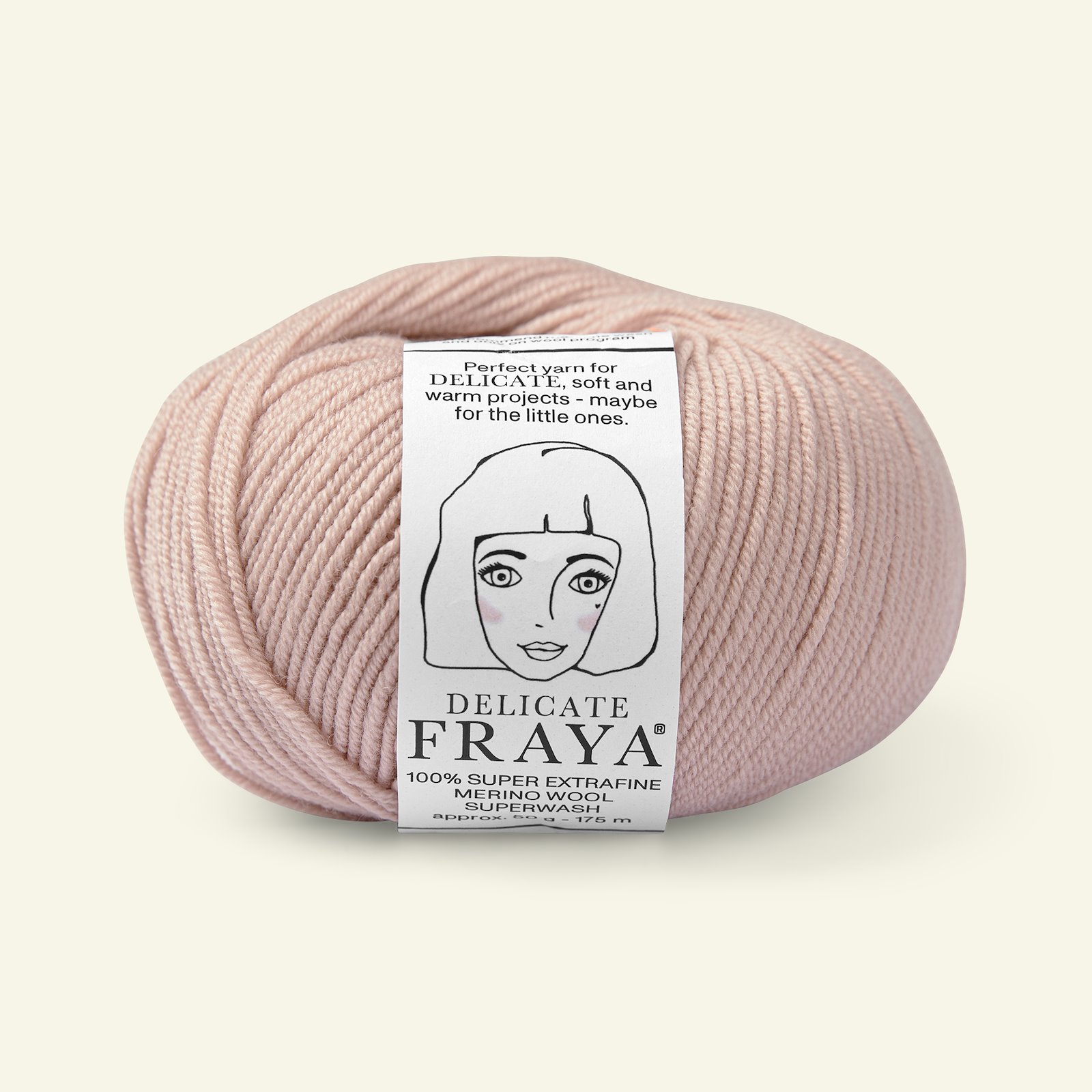 FRAYA, 100% merino yarn "Delicate", dusty rose 90000509_pack
