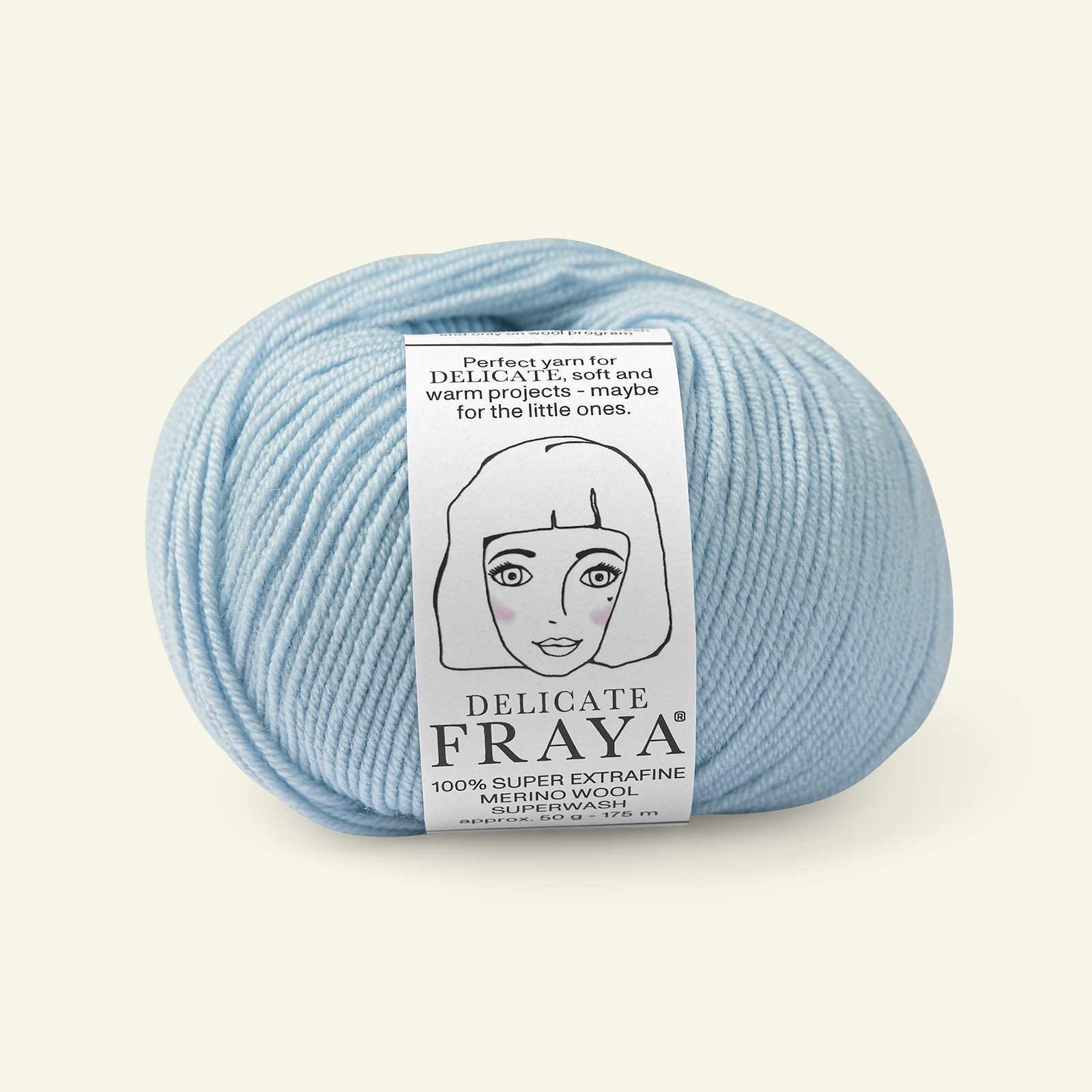 FRAYA, 100% merino yarn "Delicate", light blue 90000516_pack