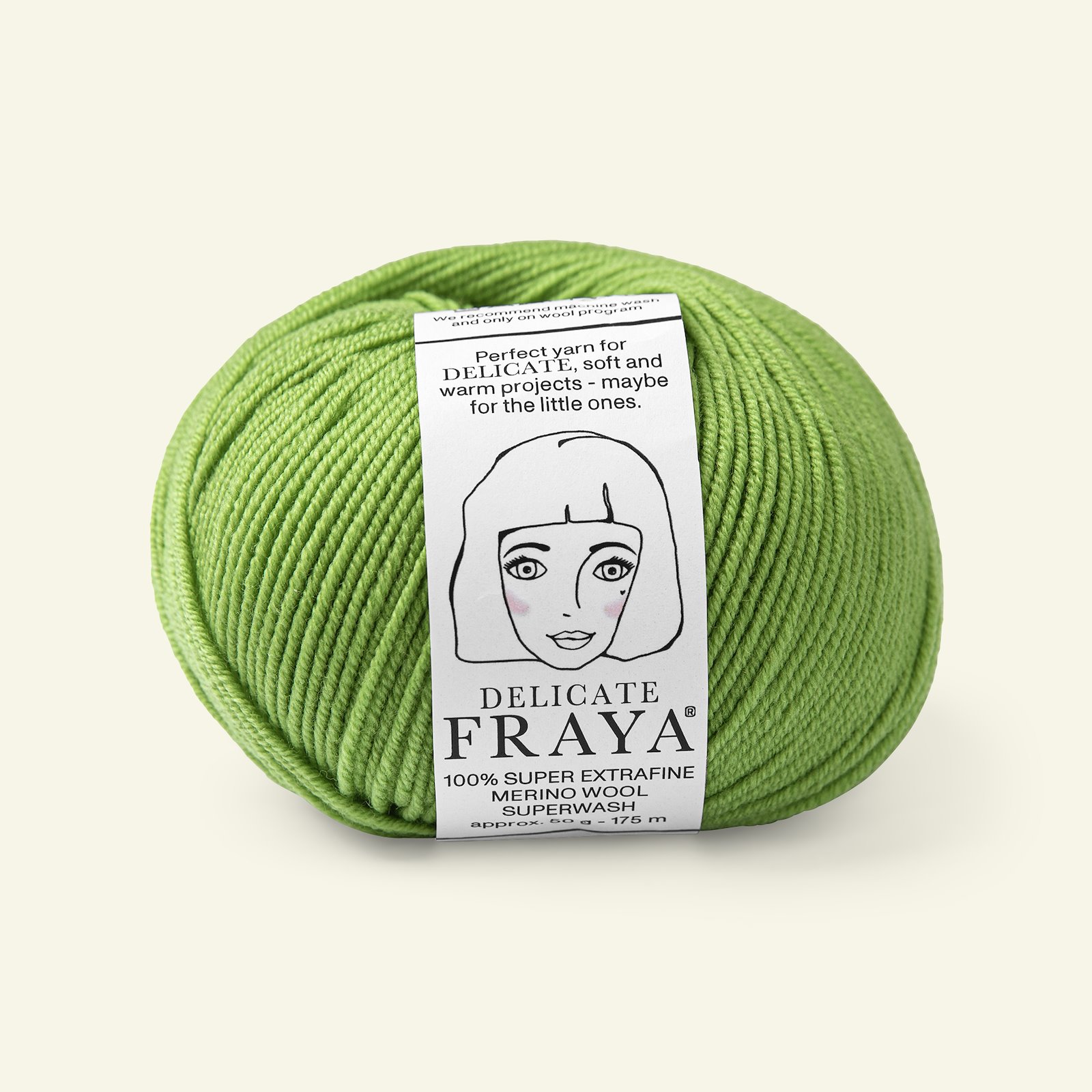 FRAYA, 100% merino yarn "Delicate", light green 90000506_pack