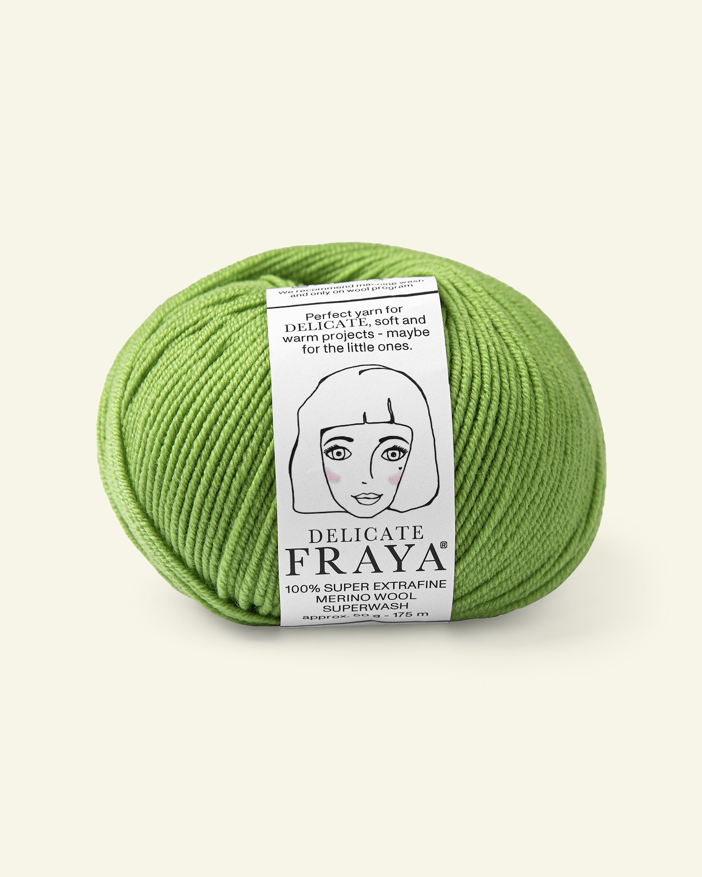 FRAYA, 100% merino yarn "Delicate", light green 90000506_pack