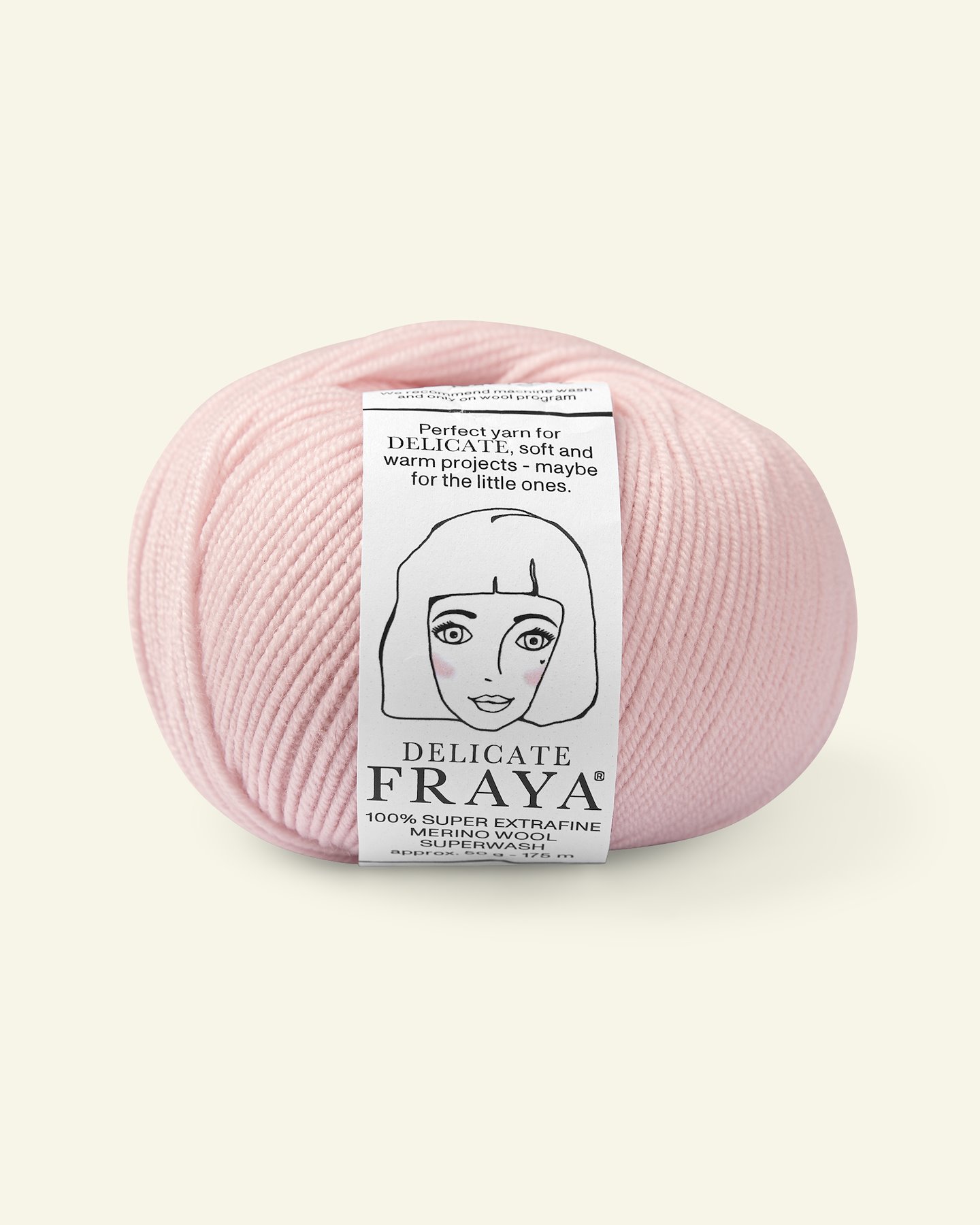 FRAYA, 100% merino yarn "Delicate", light red 90000511_pack