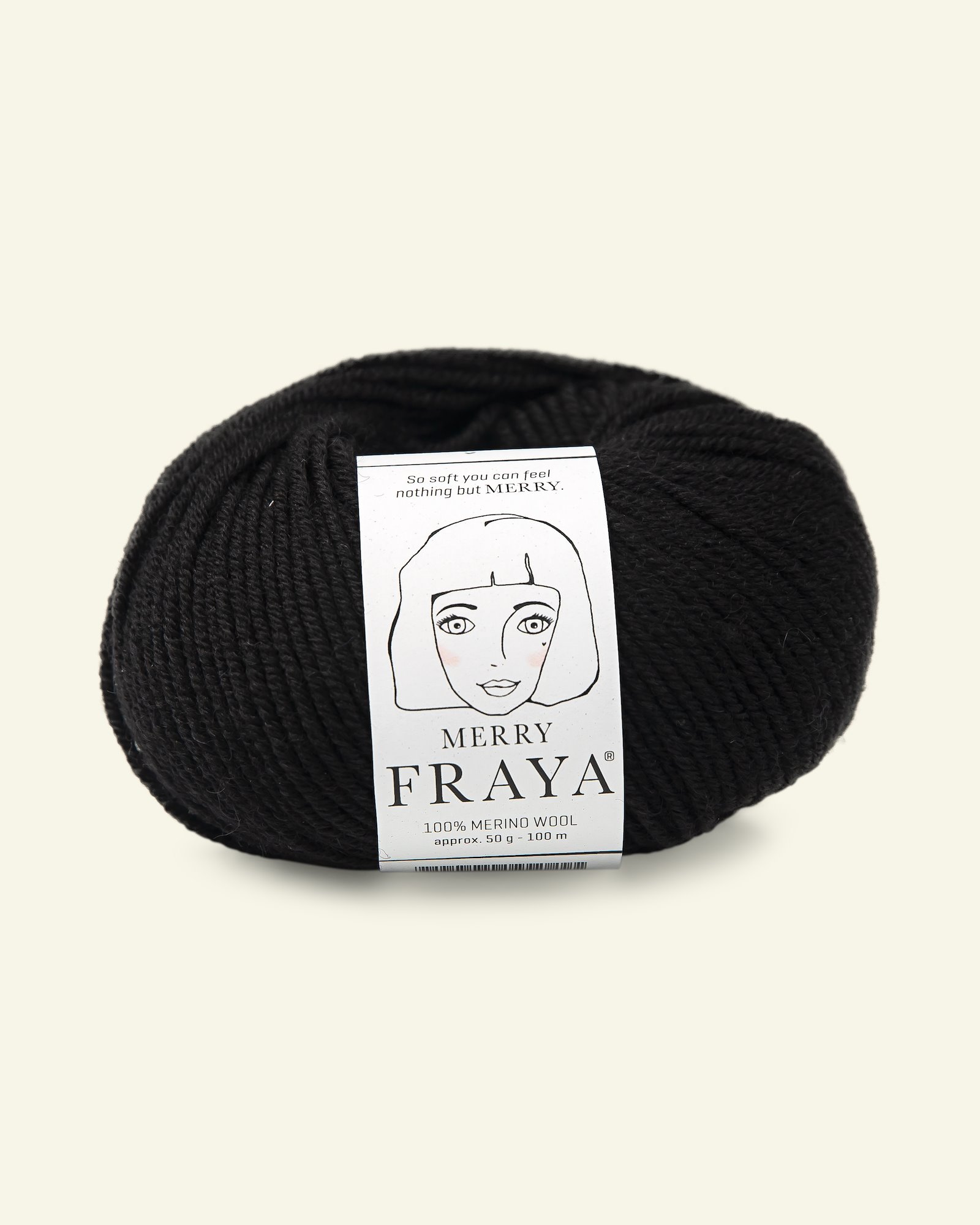 FRAYA, 100% merino yarn "Merry", black 90052843_pack