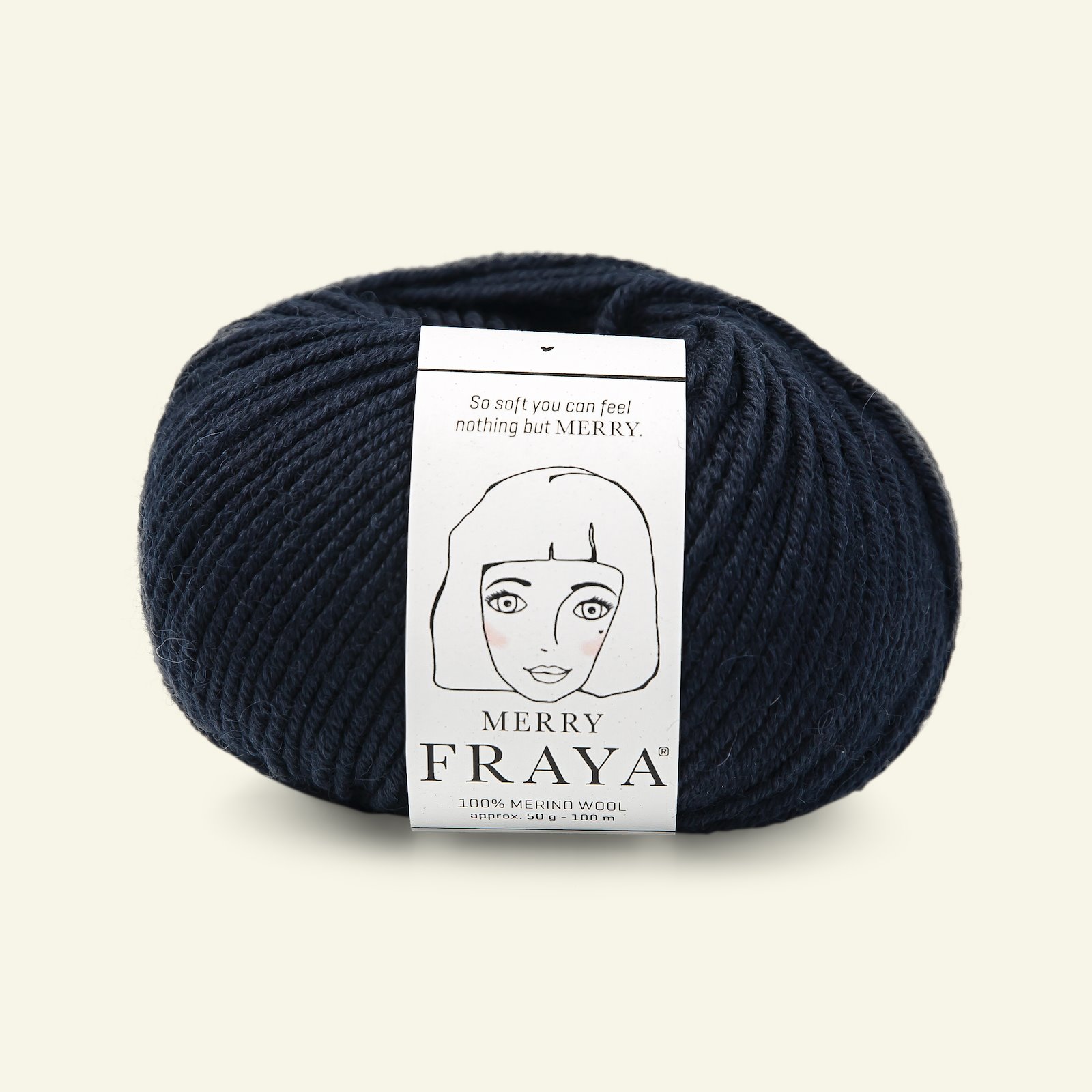 FRAYA, 100% merino yarn "Merry", navy 90052823_pack