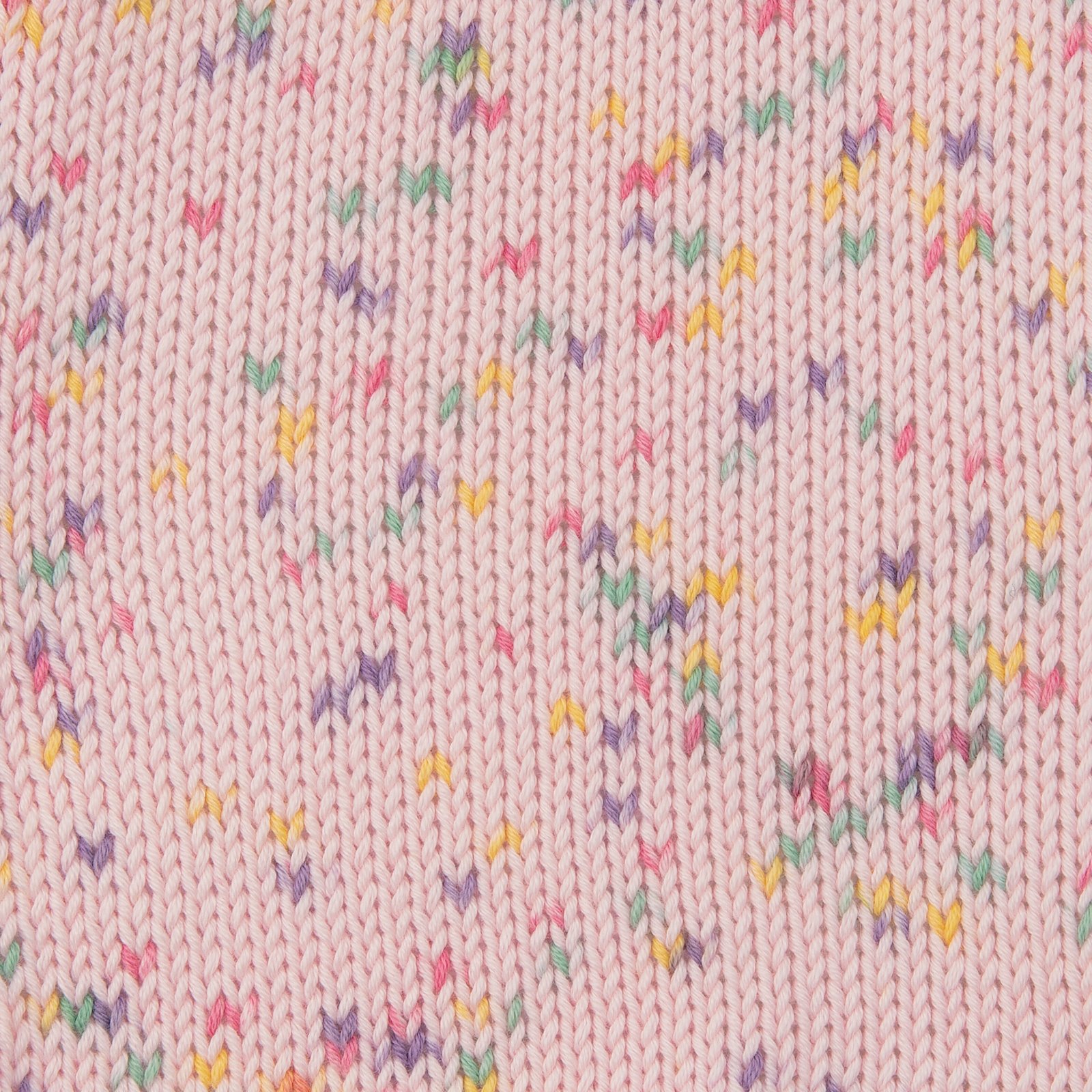 FRAYA, 100% organic cotton yarn "Soft", baby pink splash 90000060_sskit