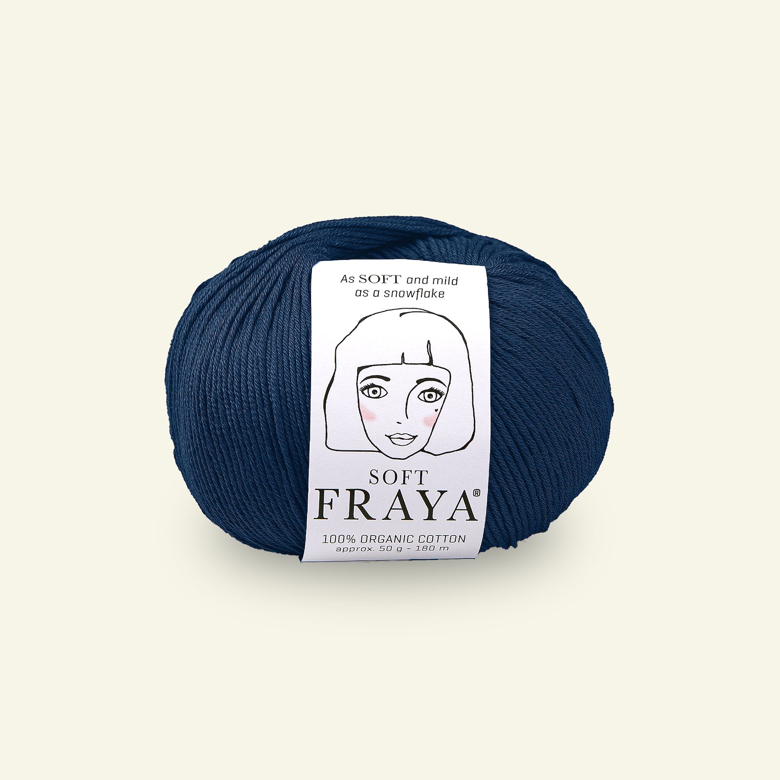 FRAYA, 100% organic cotton yarn "Soft", navy 90000917_pack