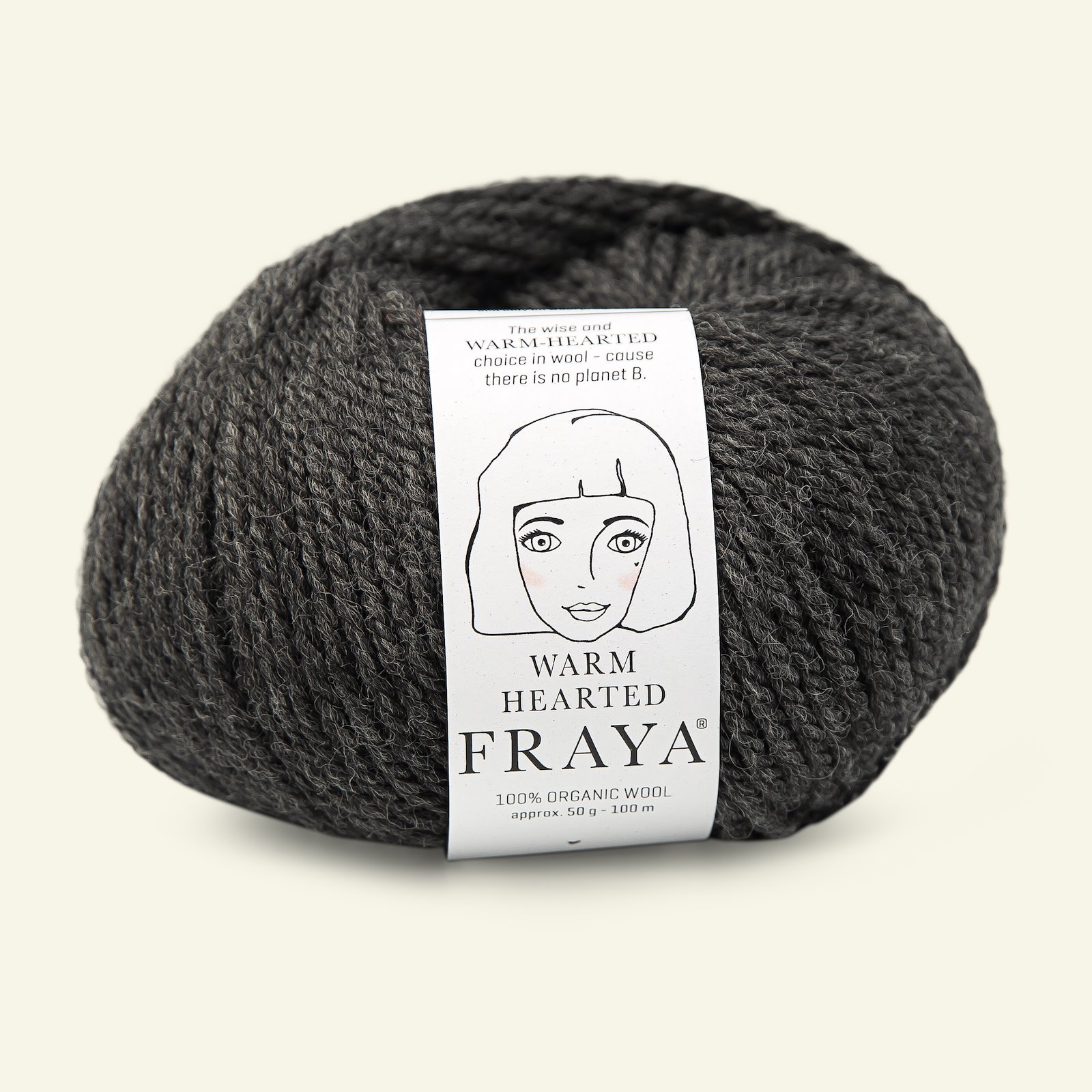 FRAYA, 100% organic wool "Warm hearted", dark grey mel 90063142_pack