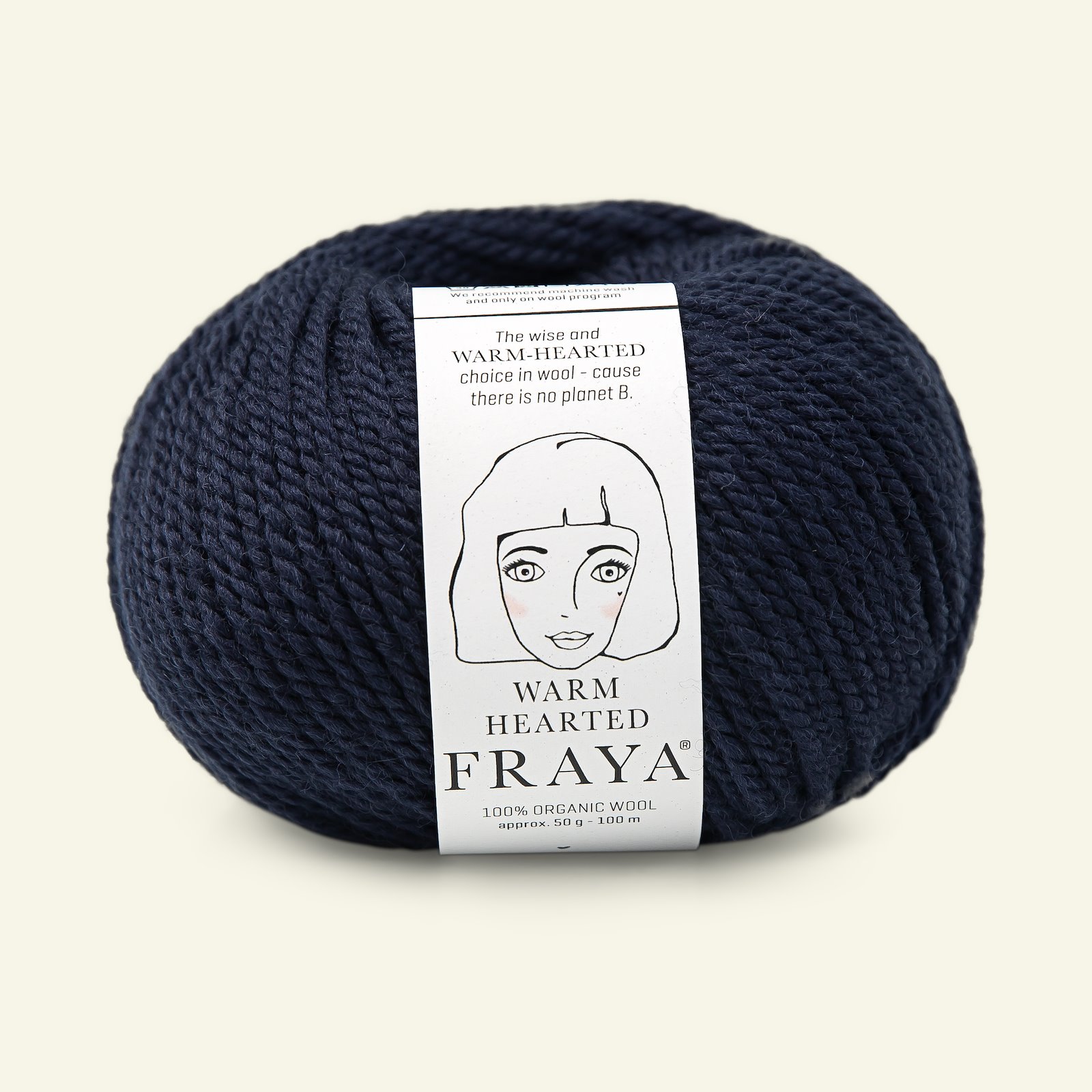 FRAYA, 100% organic wool "Warm hearted", navy 90063123_pack