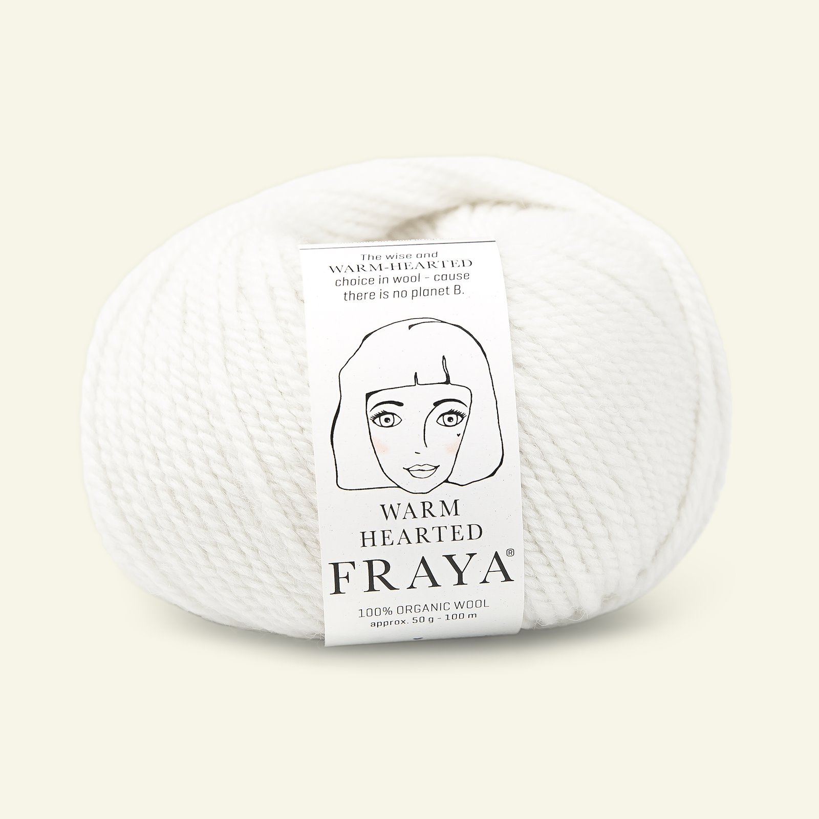 FRAYA, 100% organic wool "Warm hearted", white 90000923_pack