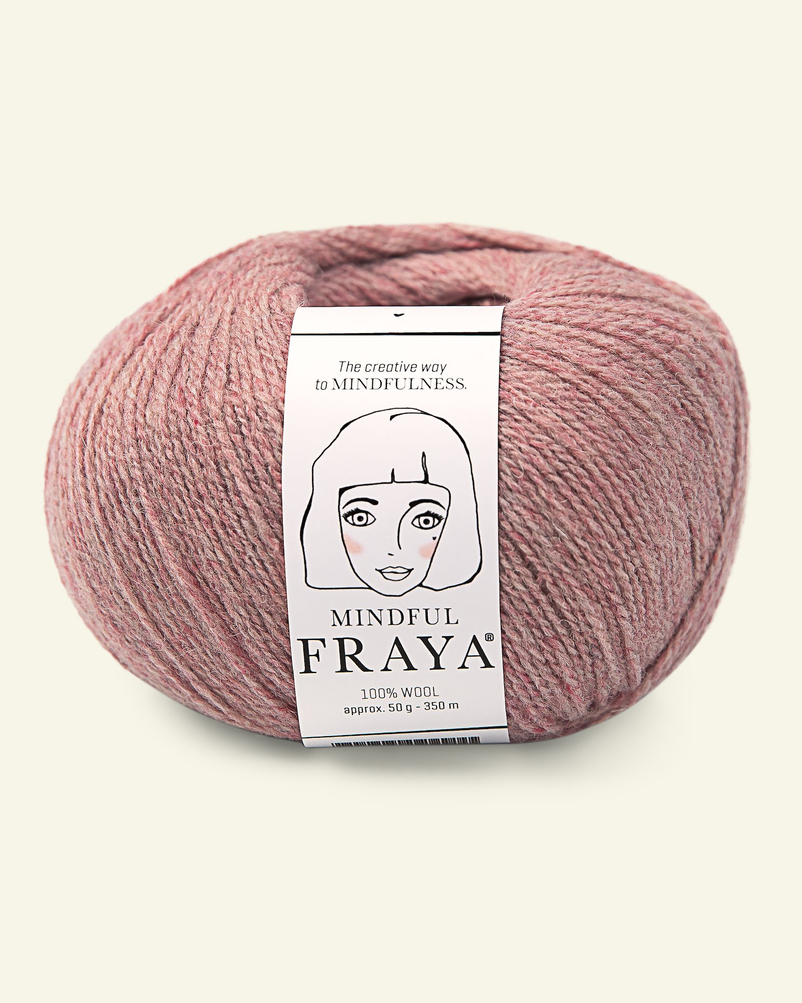 FRAYA, 100% wool yarn "Mindful", dusty heather mel 90053378_pack