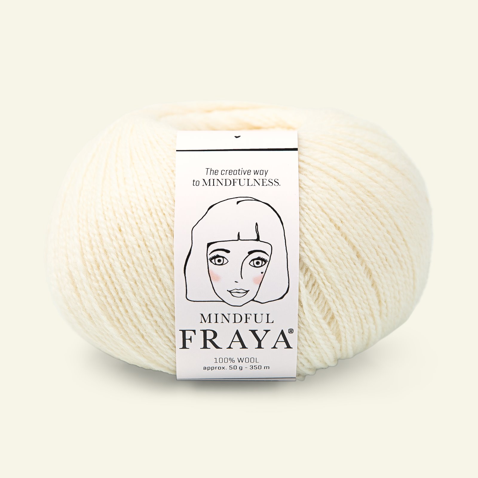 FRAYA, 100% wool yarn "Mindful", nature melange 90053302_pack