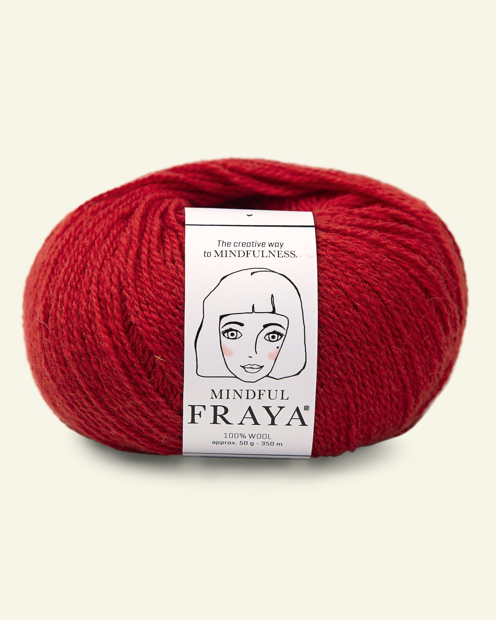 FRAYA, 100% wool yarn "Mindful", red 90053311_pack
