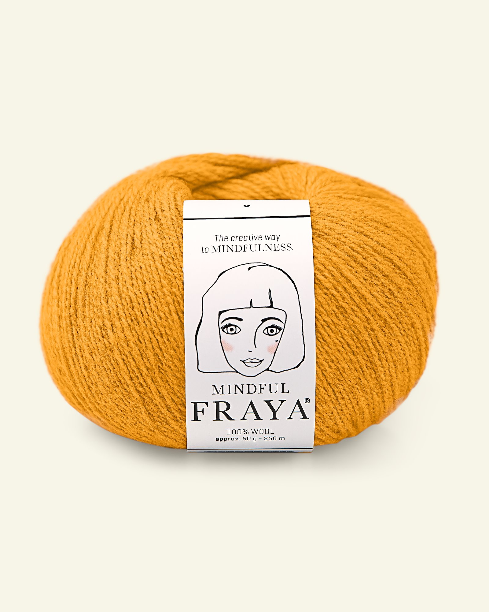 FRAYA, 100% wool yarn "Mindful", sun yellow 90000895_pack