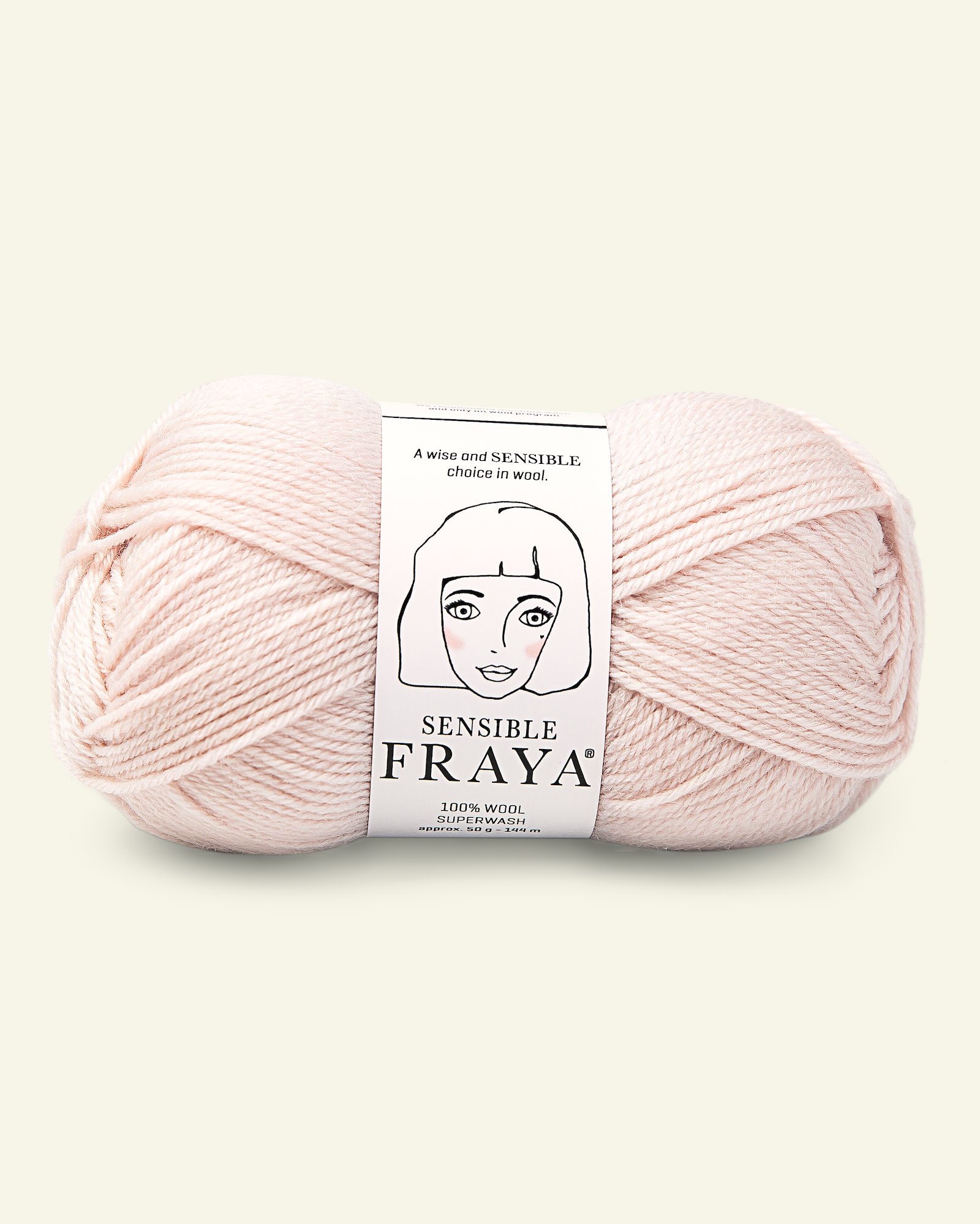 FRAYA, 100% wool yarn "Sensible", powder 90051172_pack