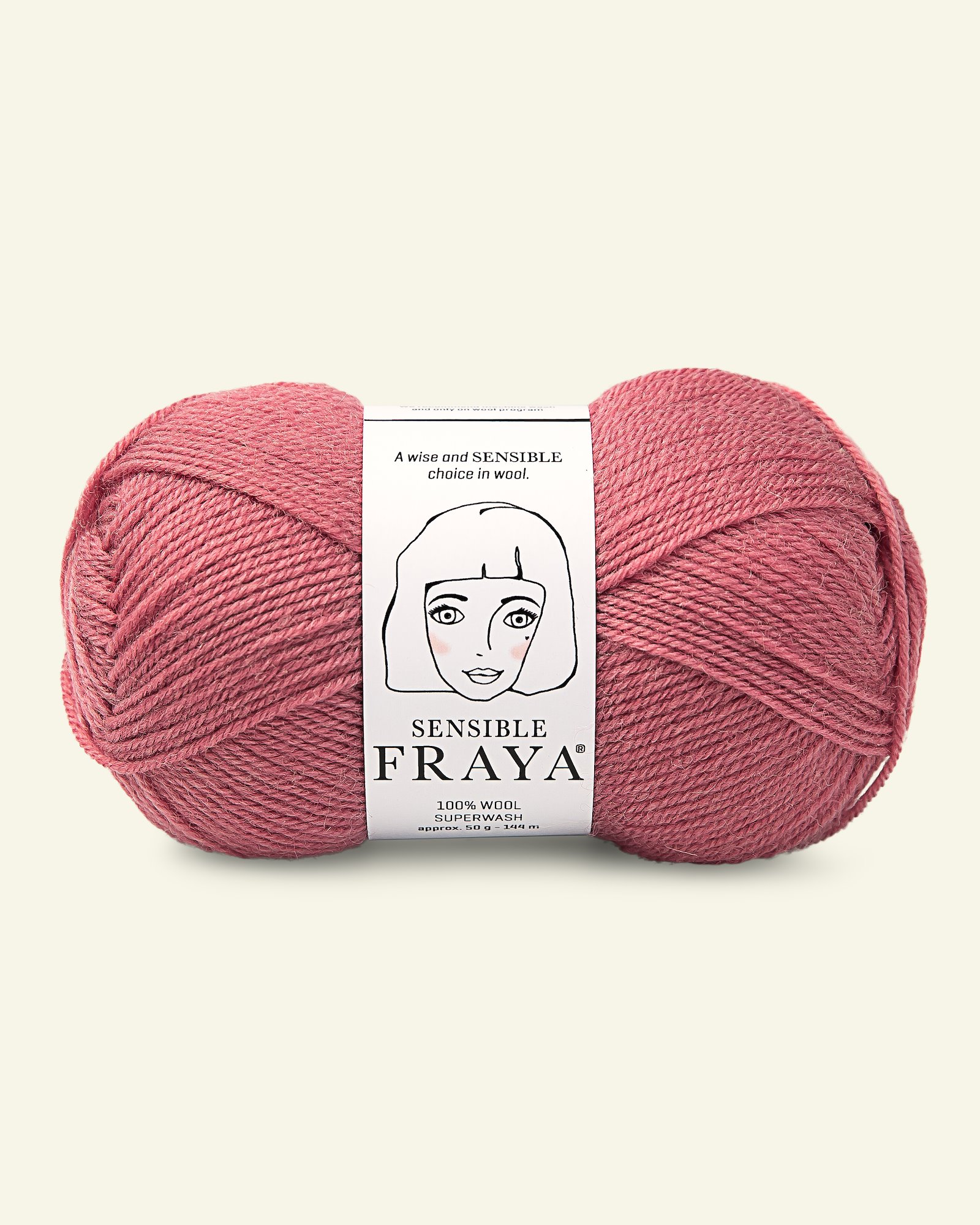FRAYA, 100% wool yarn "Sensible", rhubarb 90051196_pack