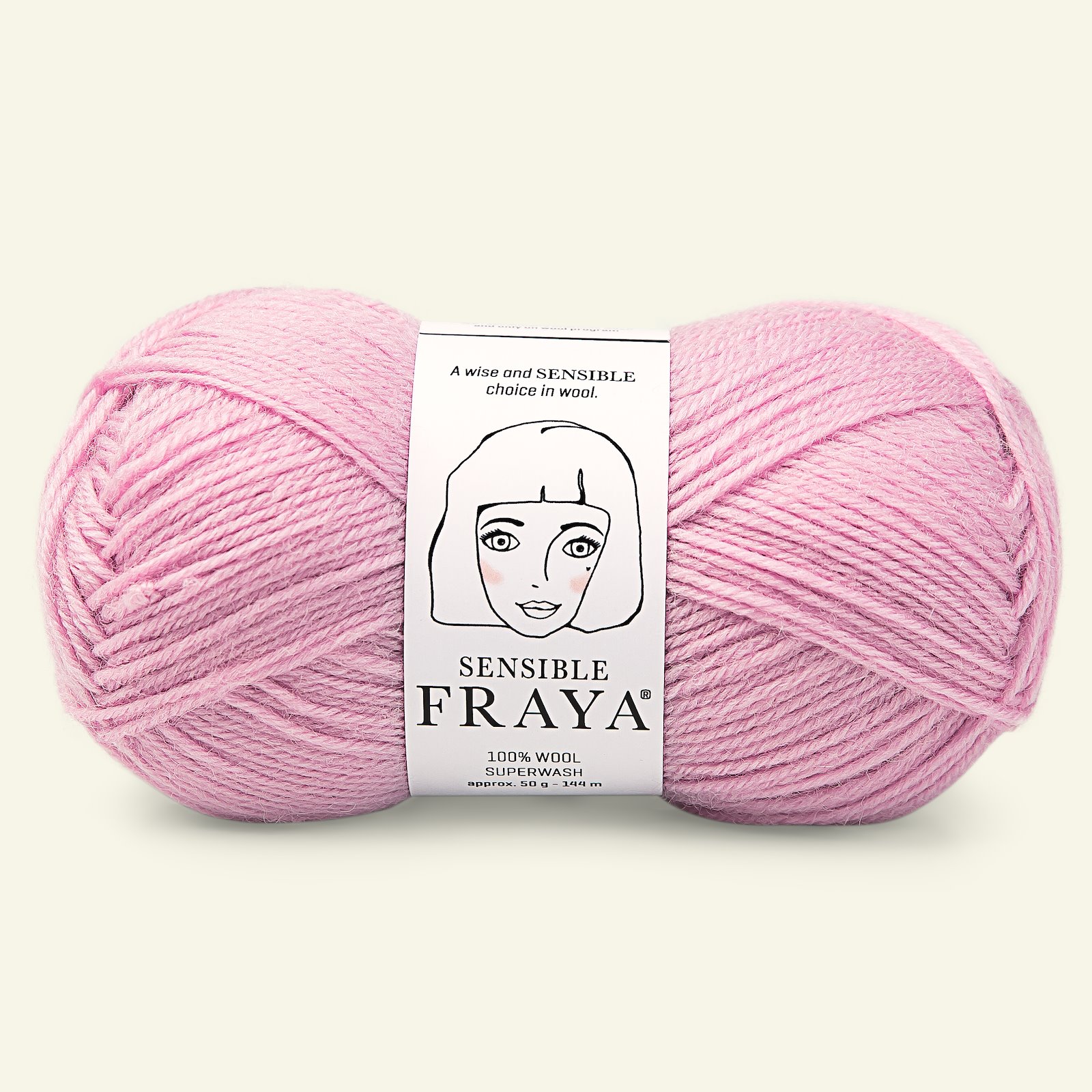 FRAYA, 100% wool yarn "Sensible", rose 90051189_pack