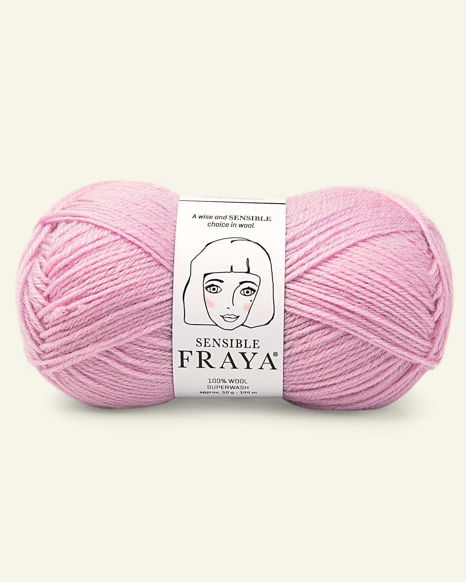 FRAYA, 100% wool yarn "Sensible", rose 90051189_pack