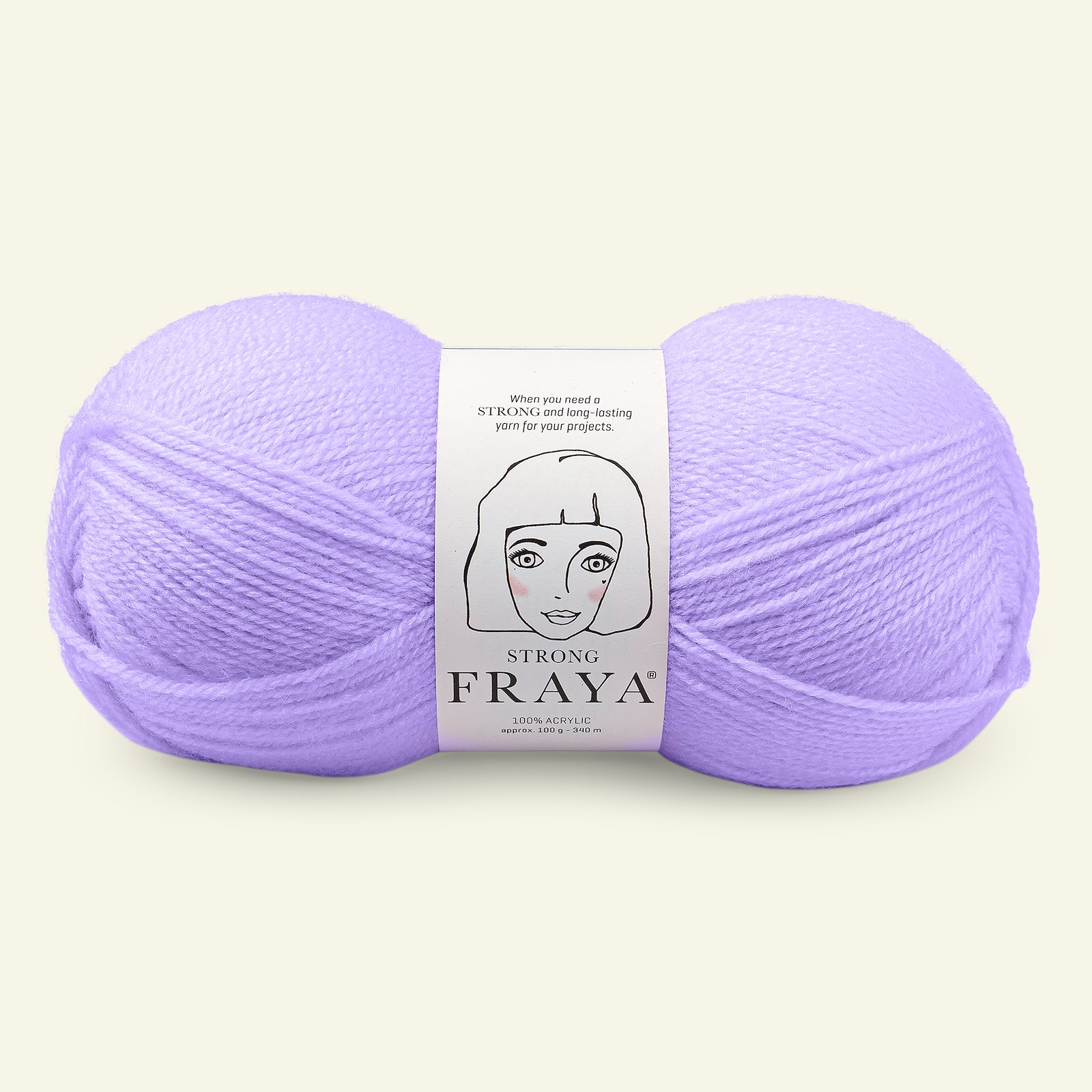 FRAYA, acrylic yarn "Strong", lillac 90000891_pack