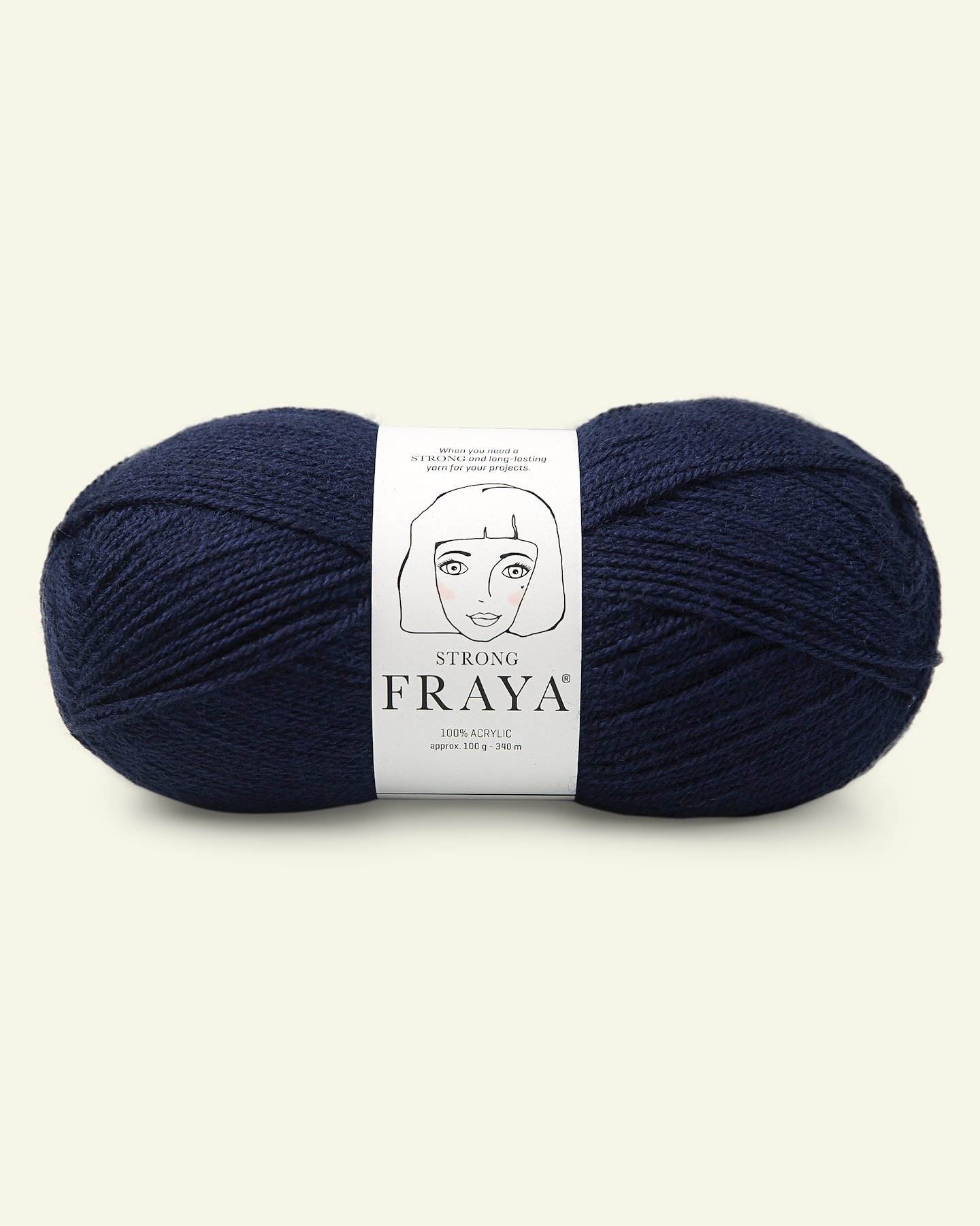 FRAYA, acrylic yarn "Strong", navy 90066023_pack