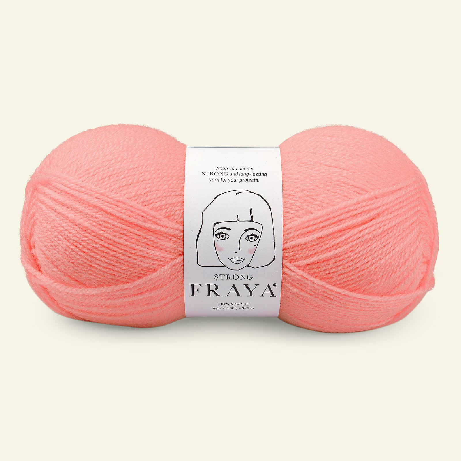 FRAYA, acrylic yarn "Strong", peach 90000889_pack