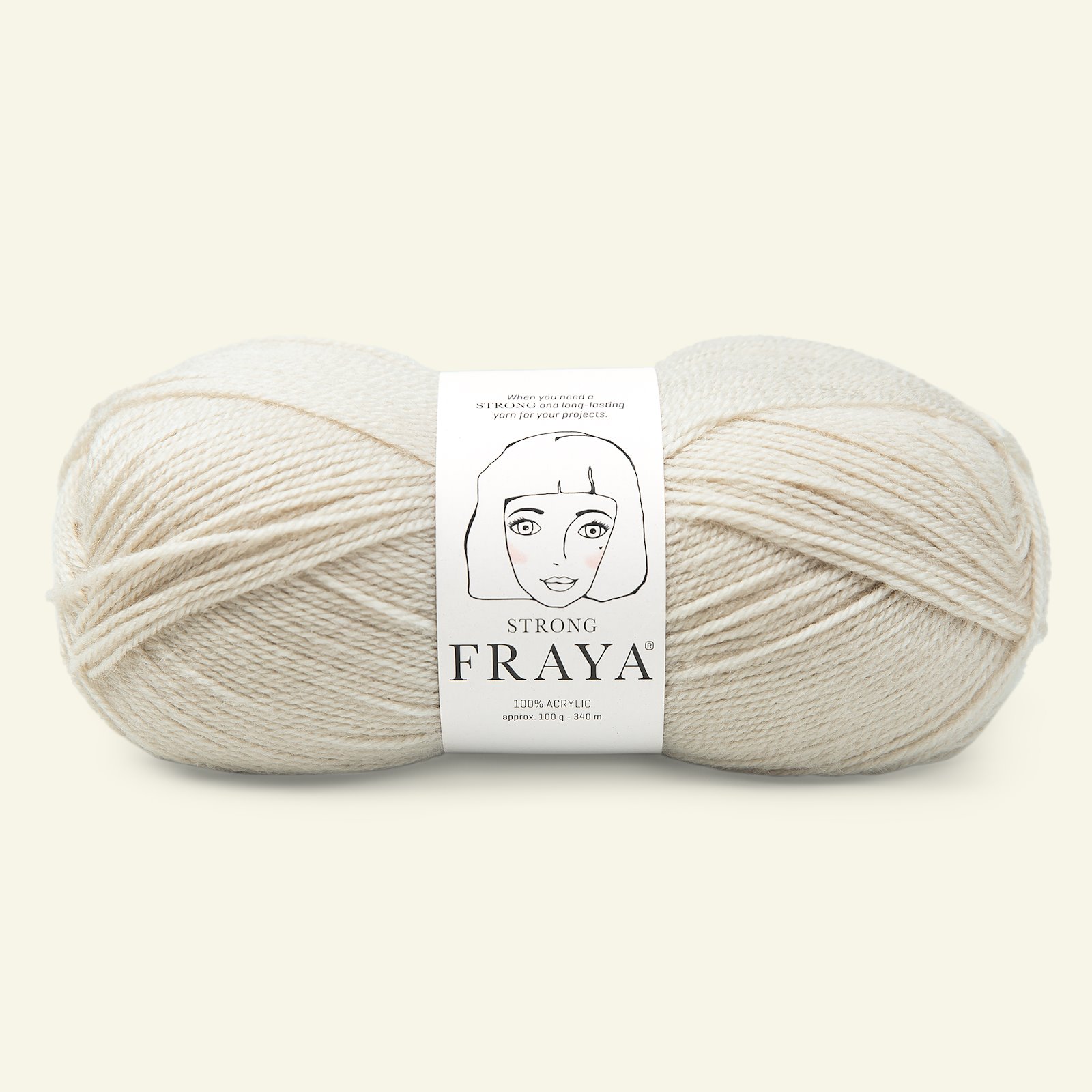 FRAYA, acrylic yarn "Strong", sand 90066002_pack