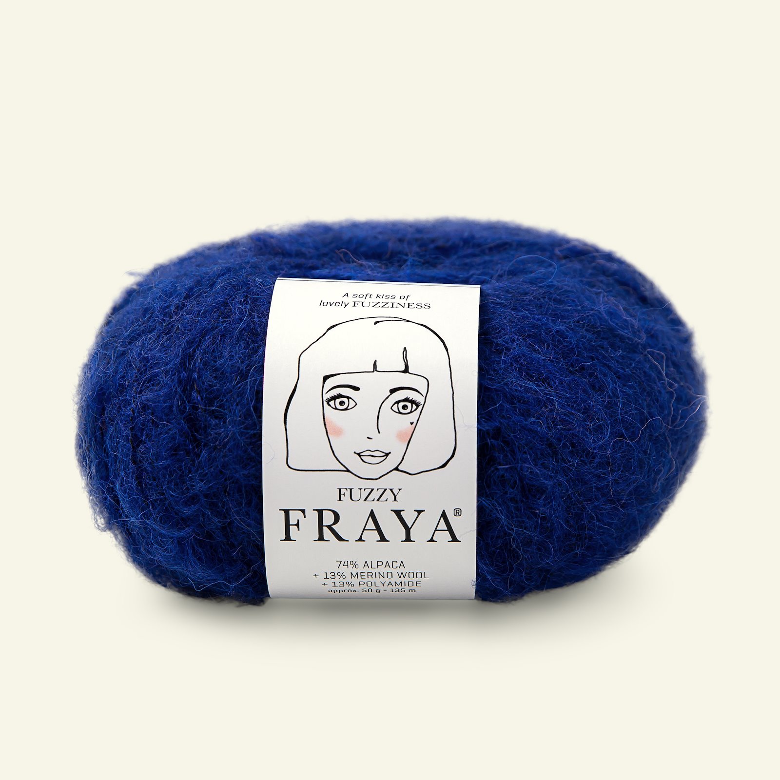 FRAYA, alpaca yarn "Fuzzy", cobolt blue 90000013_pack